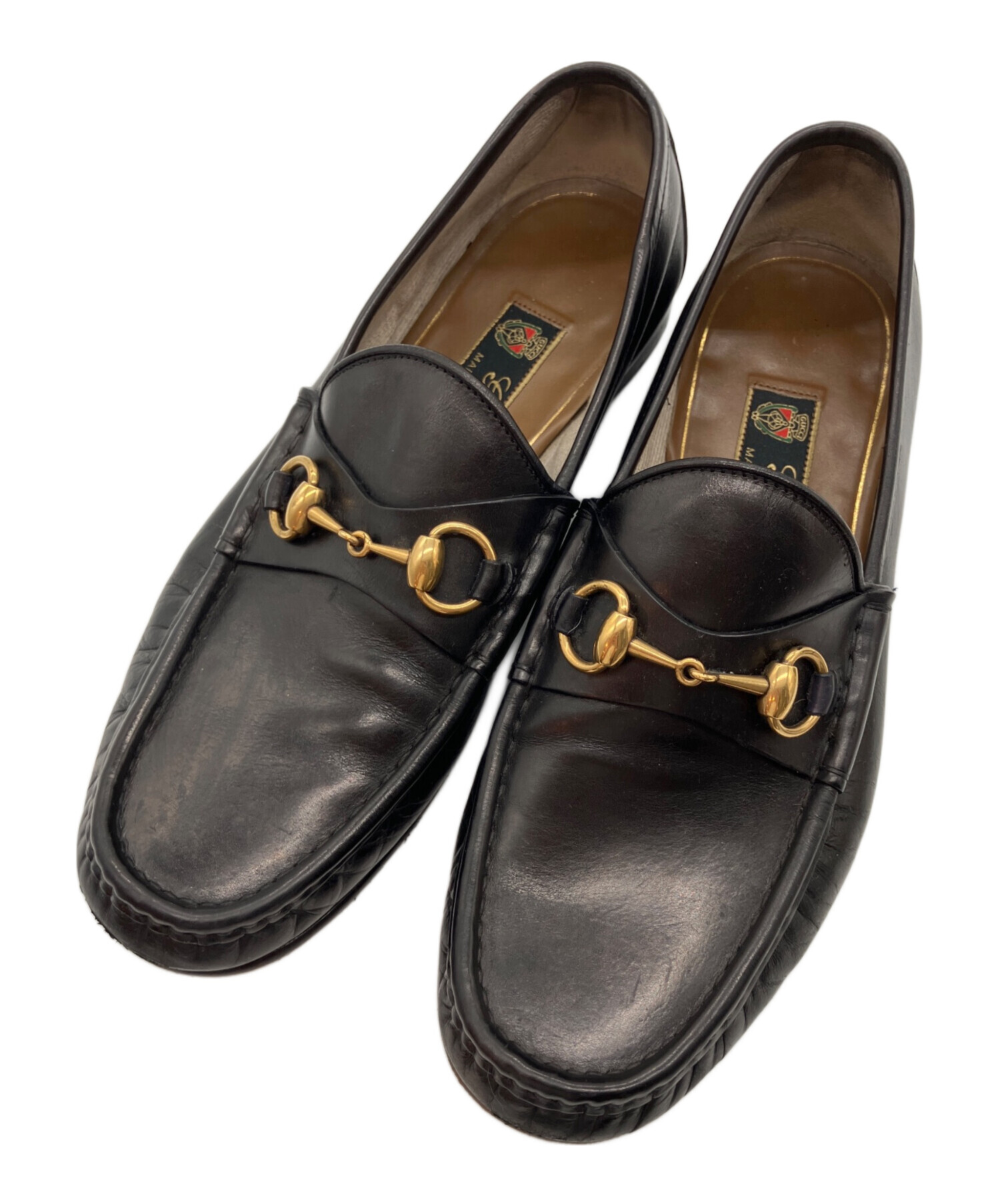 中古・古着通販】GUCCI (グッチ) 1953ホースビットローファー ブラック