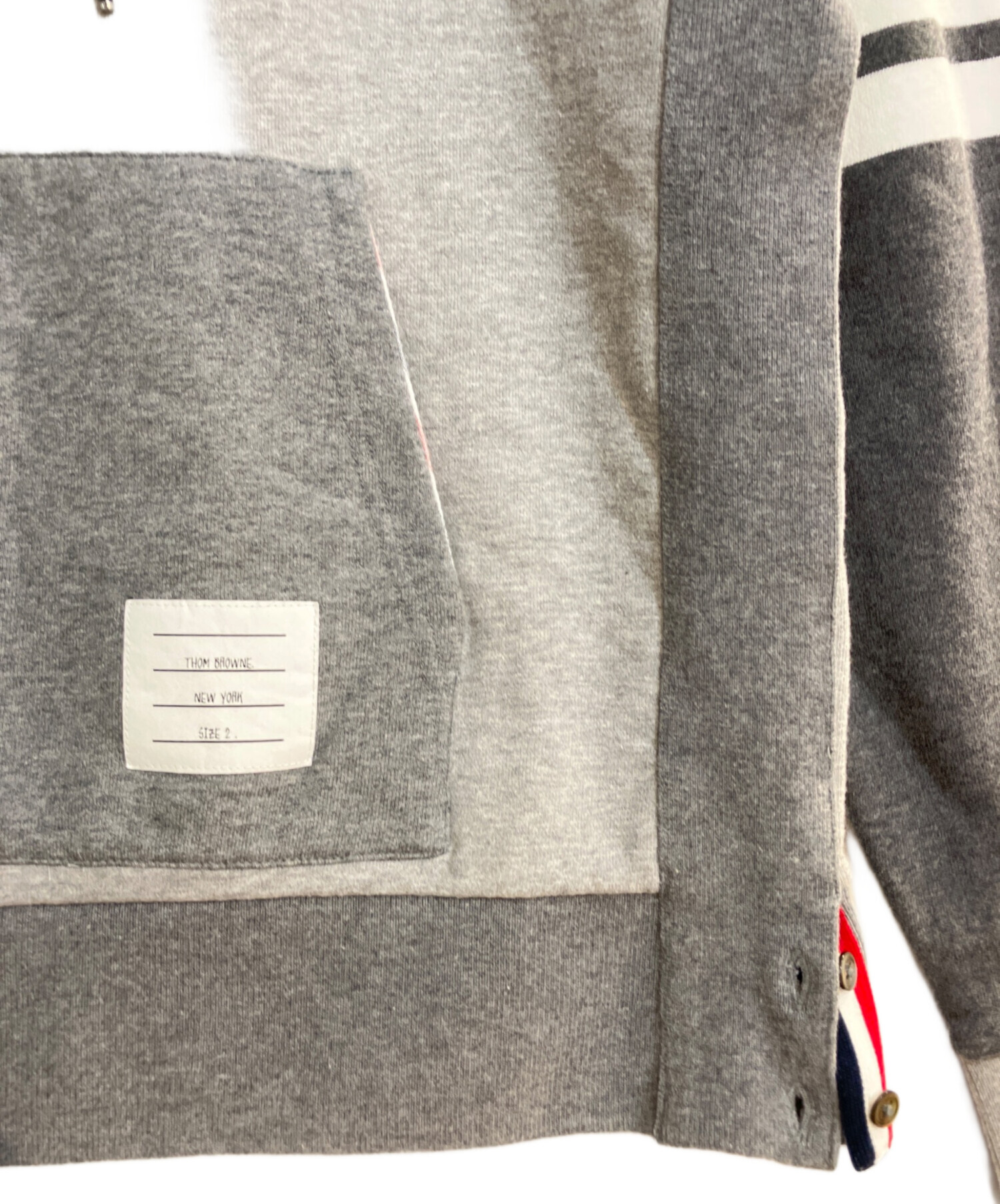 中古・古着通販】Thom Browne (トムブラウン) 4BARアームプルオーバー