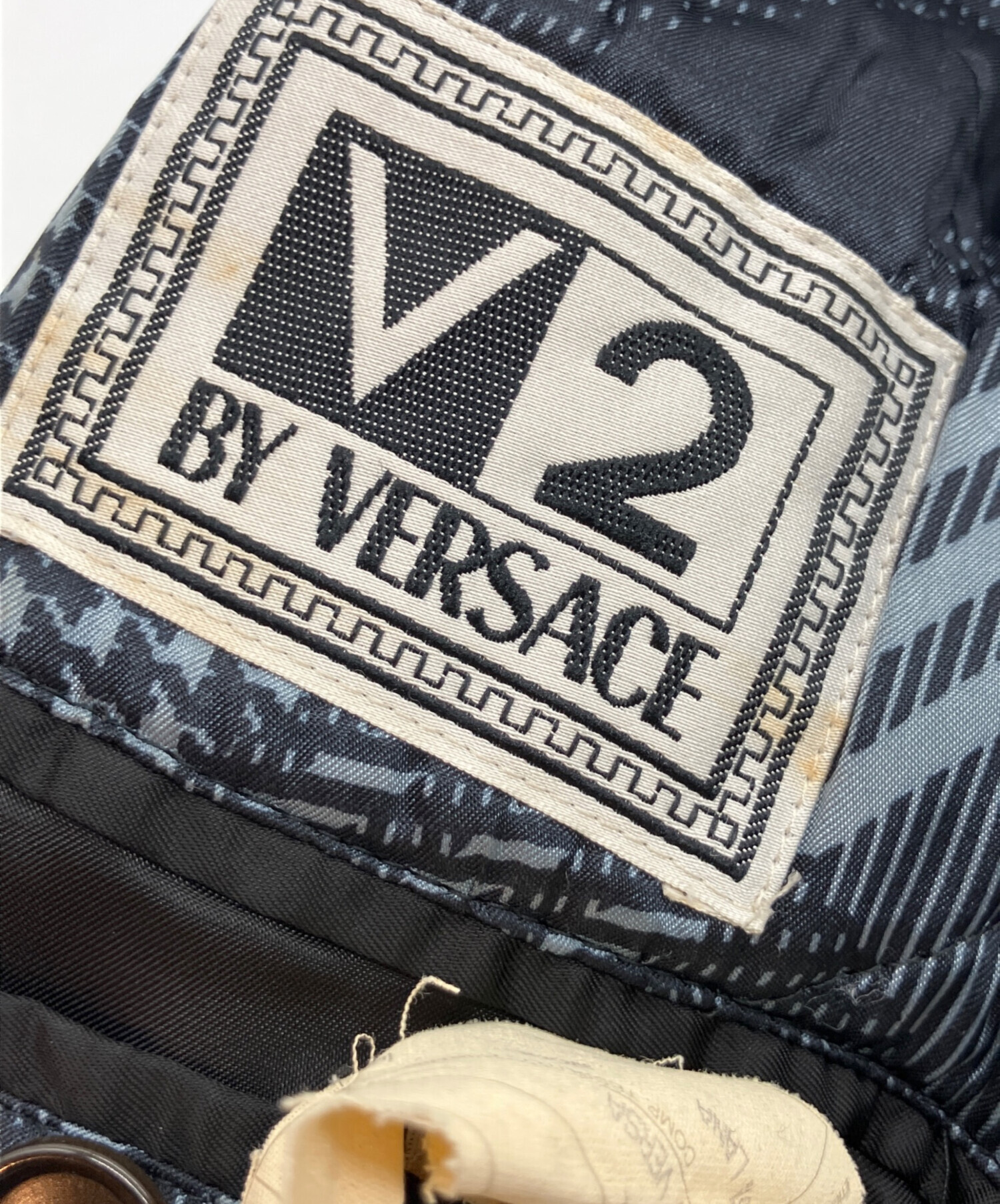 中古・古着通販】V2 BY VERSACE (ヴェルサーチ V2) グリークボタン