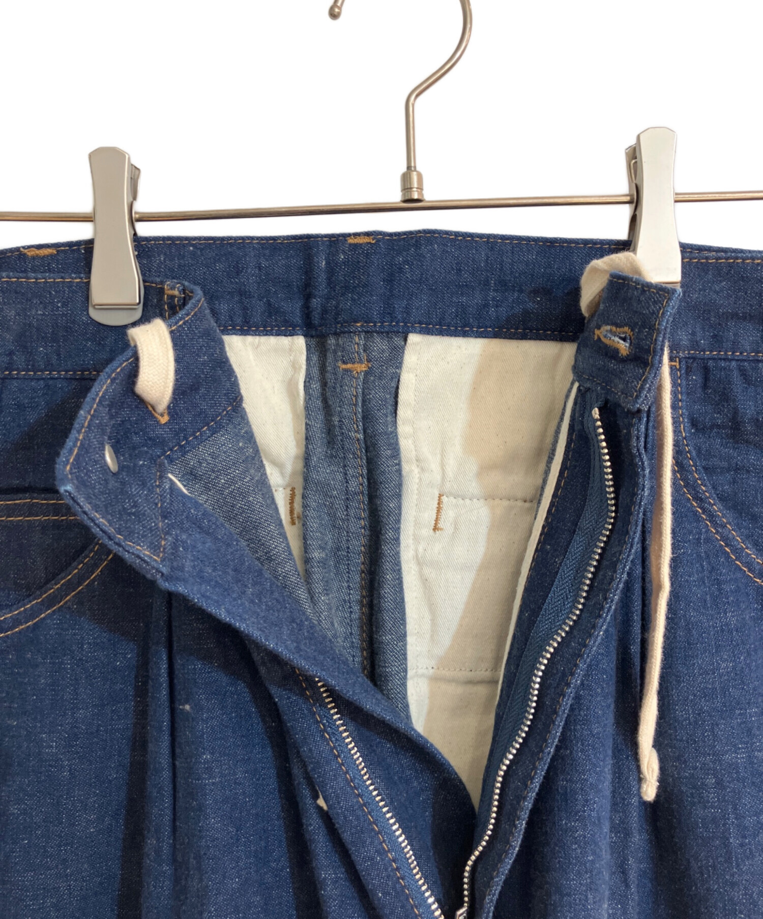 【BLUE FEATHER 古着フォロー割】 中古・古着通販】BROCHURE (ブローシュアー) 25SS 1P HEATHER DENIM
