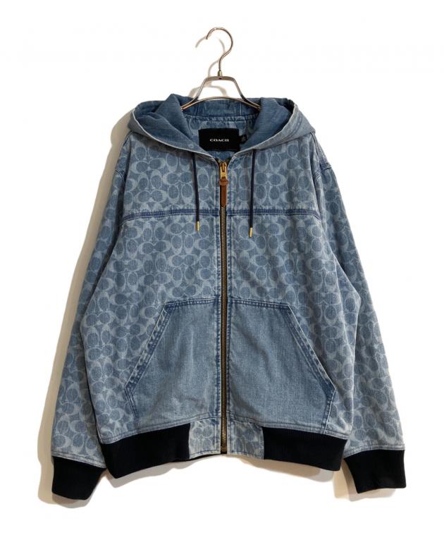 中古・古着通販】COACH (コーチ) シグネチャー デニム フーデッド