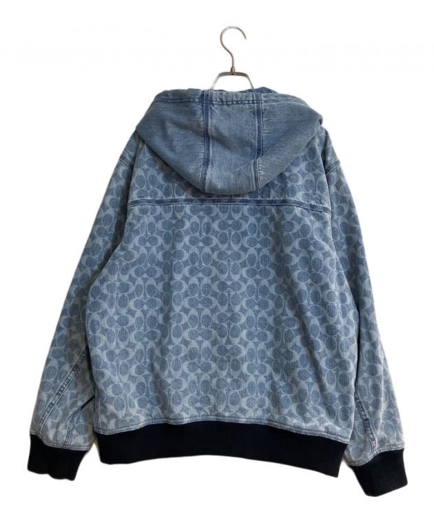 中古・古着通販】COACH (コーチ) シグネチャー デニム フーデッド