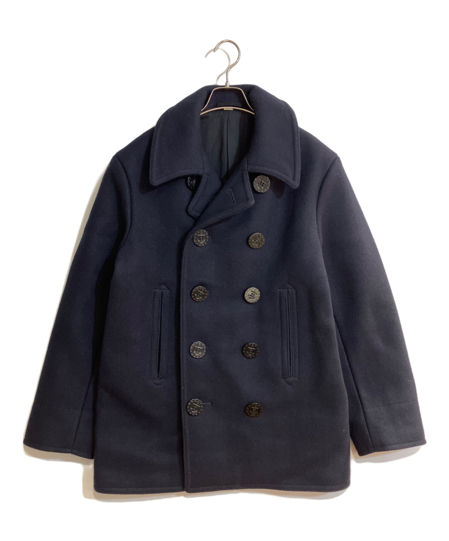 美品 バズリクソンズ　ピーコート ネイビー サイズ40 中古・古着通販】Buzz Rickson's (バズリクソンズ) PEA-COAT “NAVAL