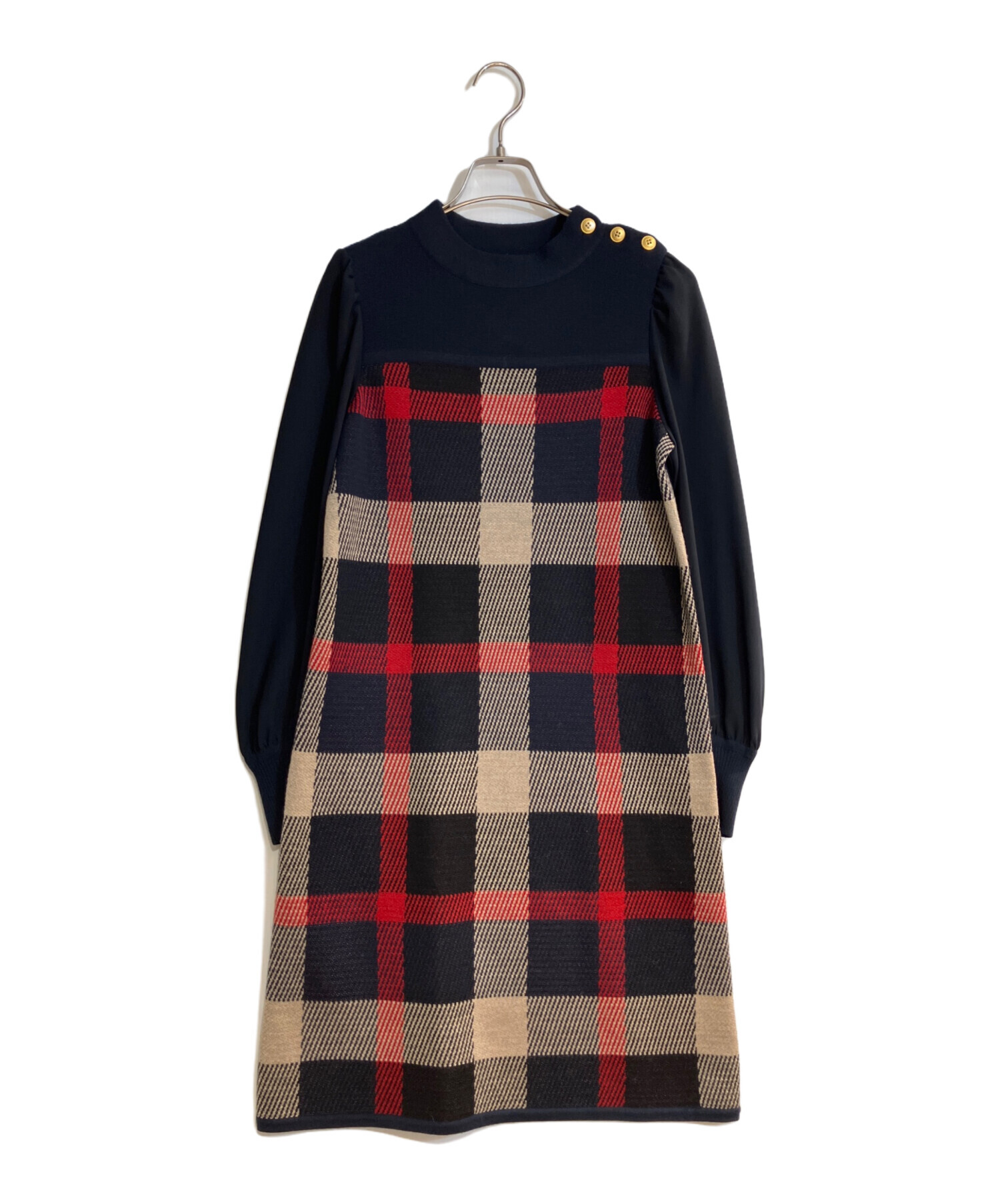 BLUE LABEL CRESTBRIDGE ワンピース　タグ付き未着用 中古・古着通販】BLUE LABEL CRESTBRIDGE (ブルーレーベルクレスト
