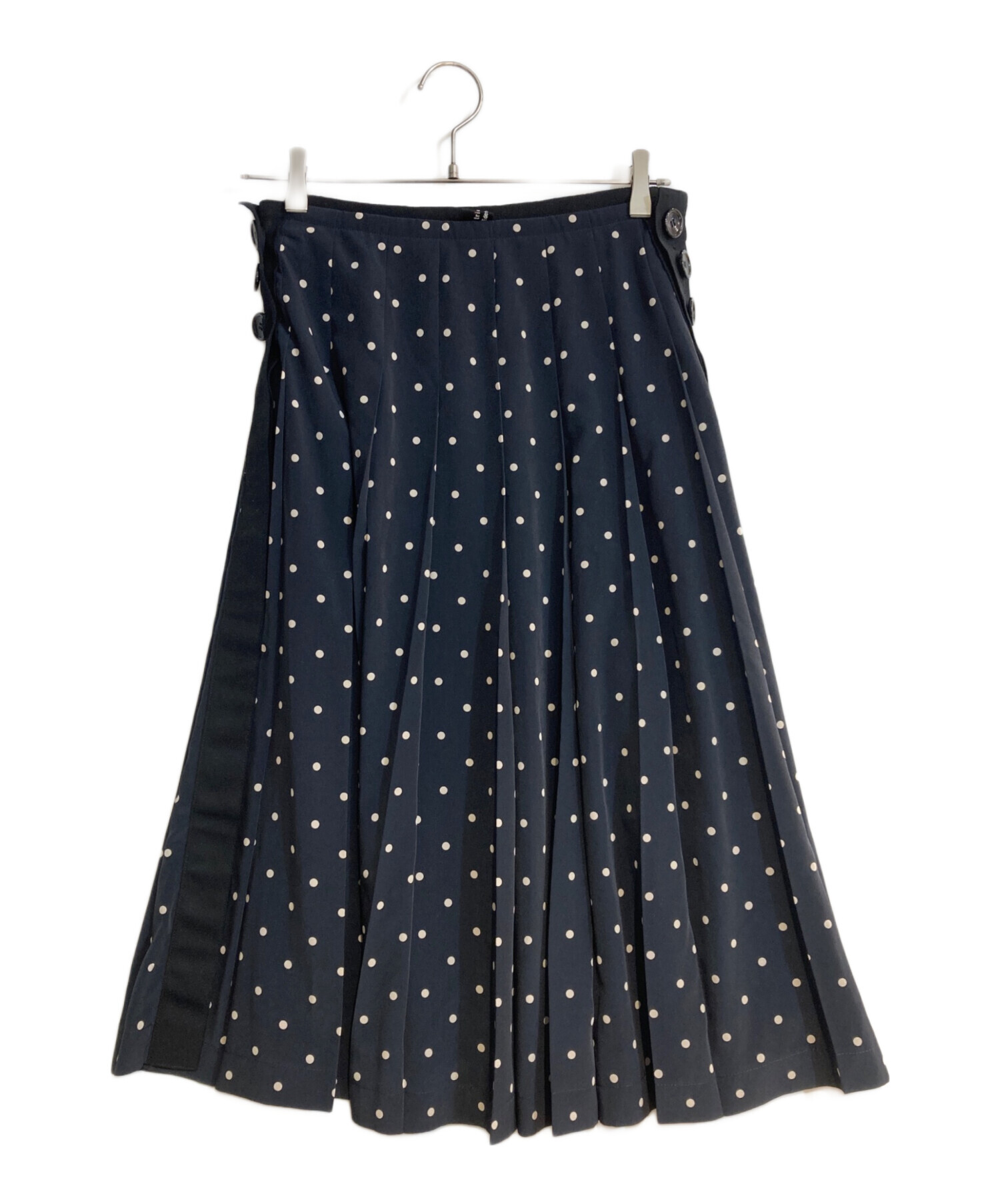 tricot COMME des GARCONS ドット柄フレアスカート 中古・古着通販】tricot COMME des GARCONS (トリココムデギャルソン