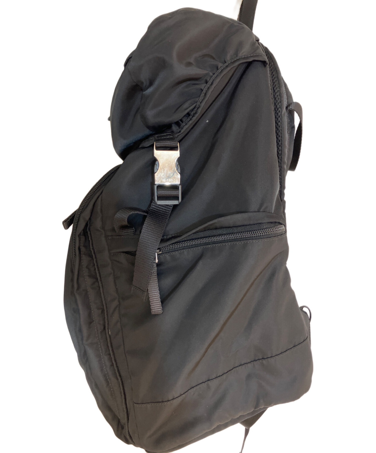 中古・古着通販】PRADA (プラダ) ナイロンバックパック ブラック
