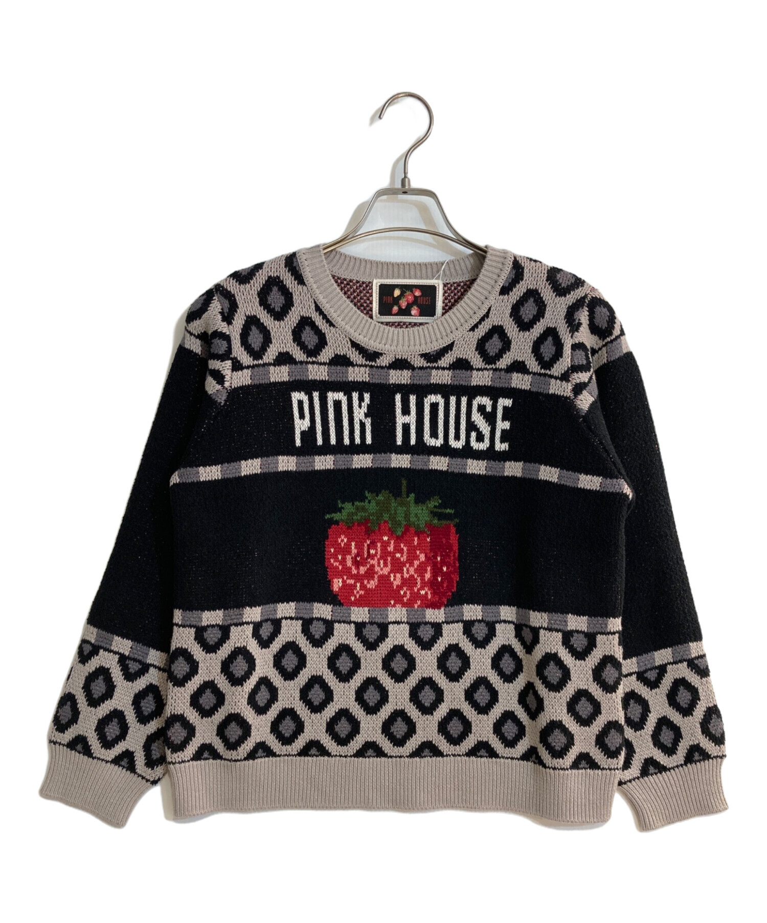 中古・古着通販】PINK HOUSE (ピンクハウス) 苺モチーフジャガード