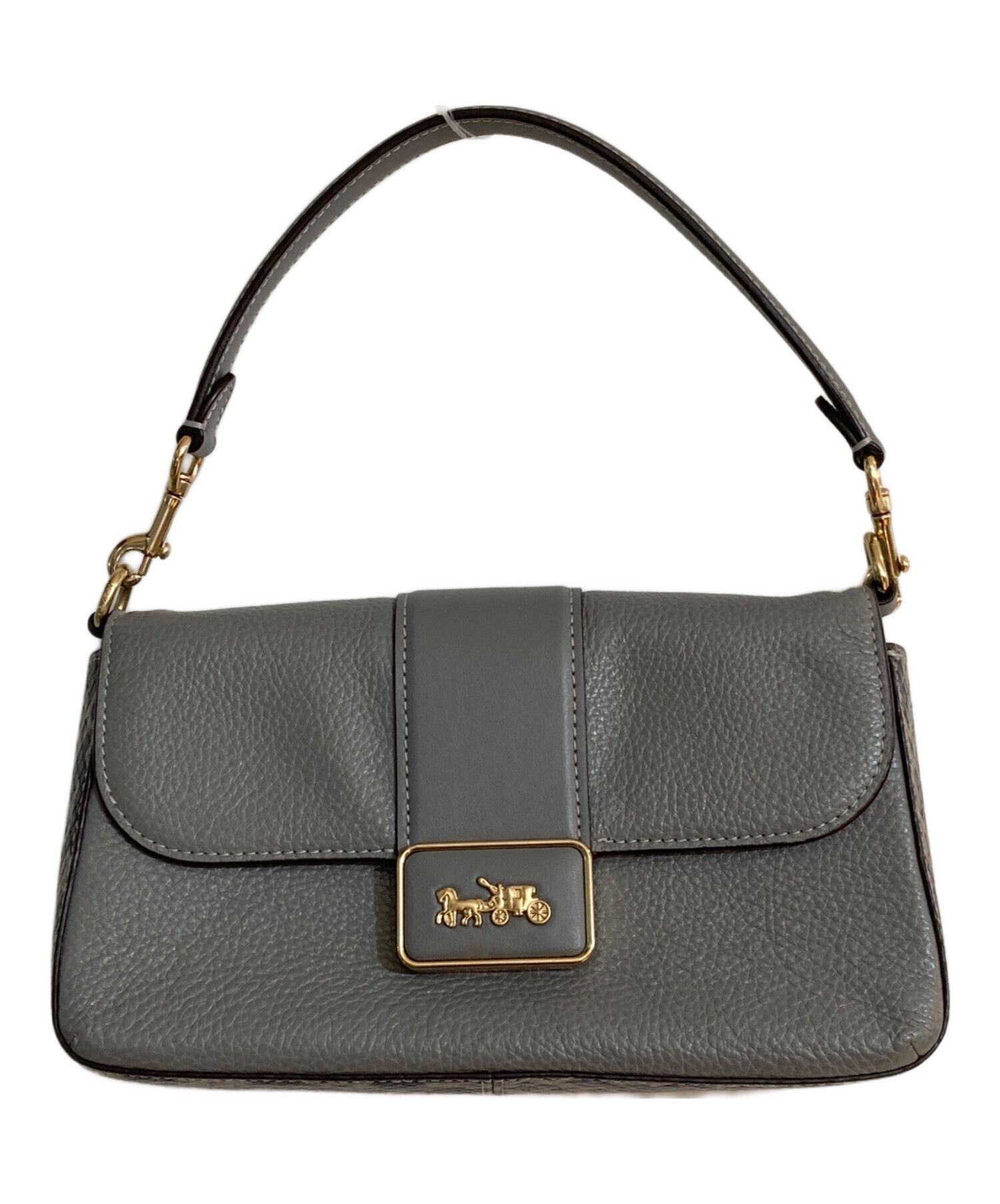 中古・古着通販】COACH (コーチ) ミニ グレース クロスボディ グレー