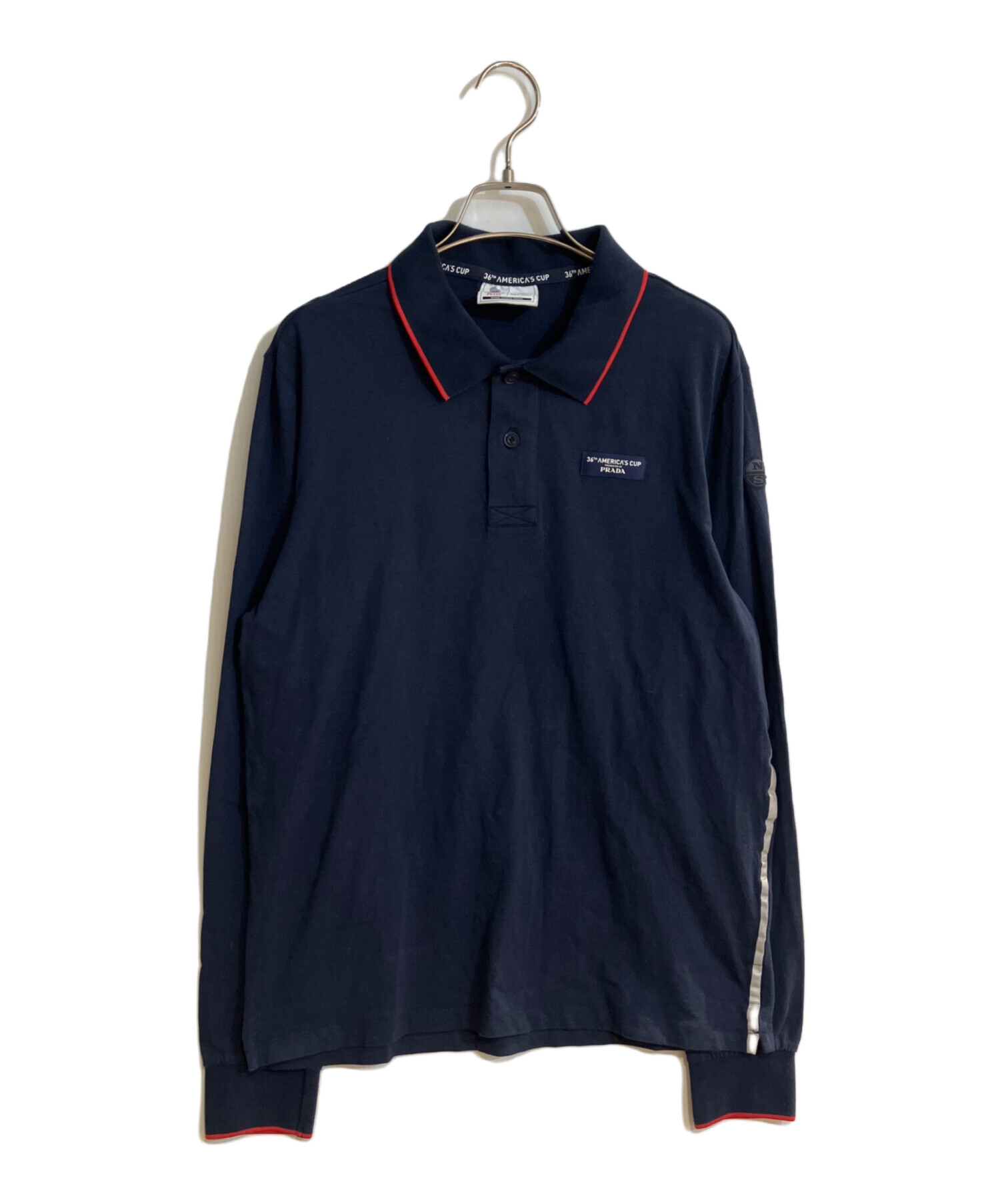 中古・古着通販】PRADA (プラダ) ピクトン ポロシャツ ネイビー サイズ