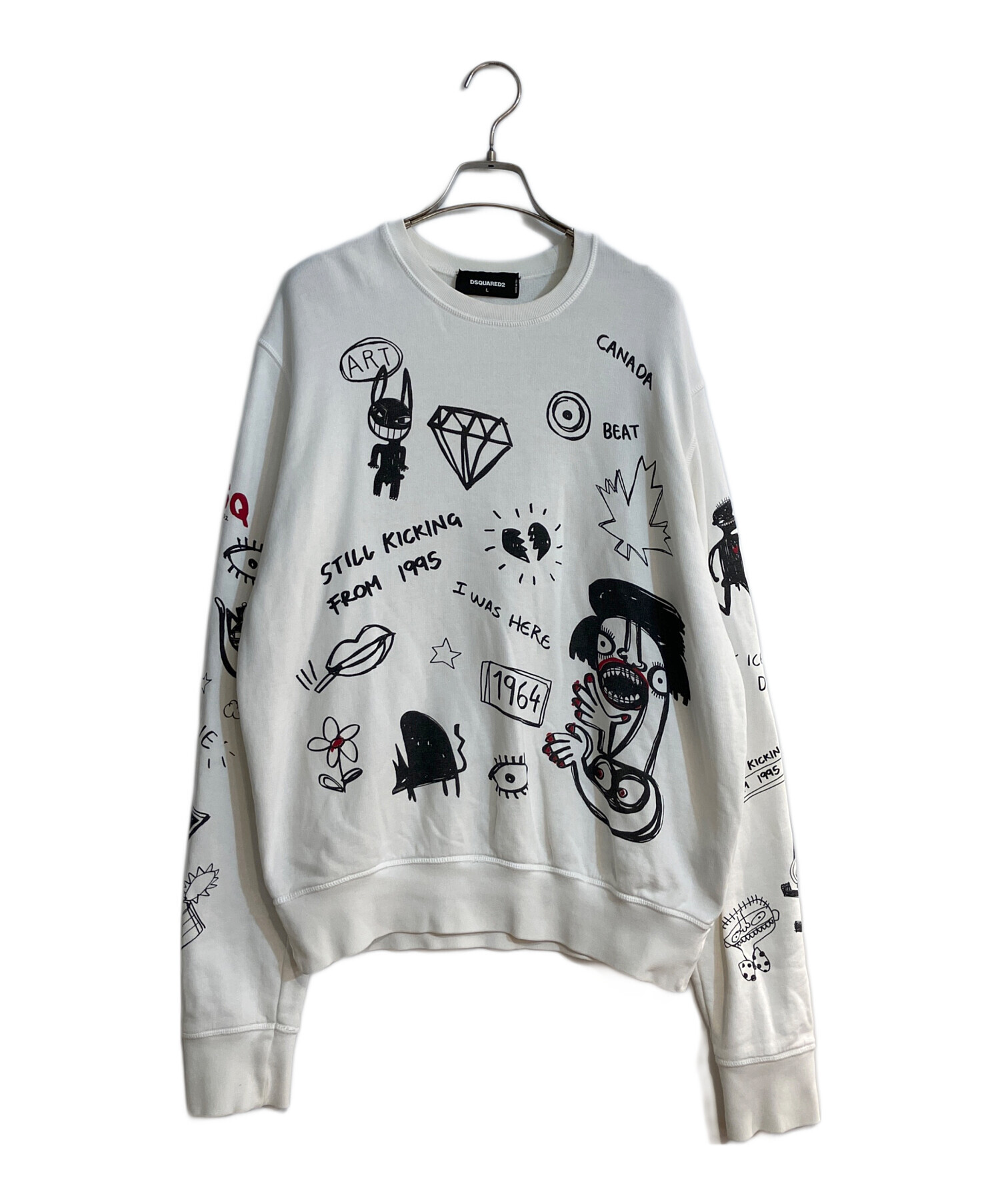 中古・古着通販】DSQUARED2 (ディースクエアード) アートプリント
