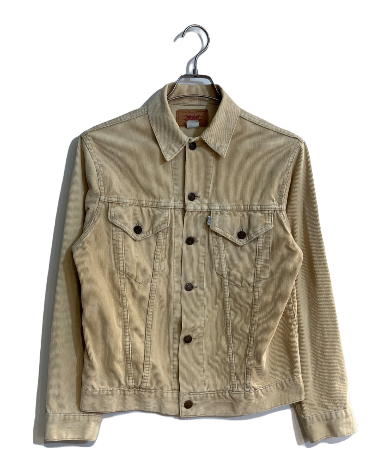 リーバイス トラッカージャケット コーデュロイ ベージュ 中古・古着通販】LEVI'S (リーバイス) コーデュロイトラッカー