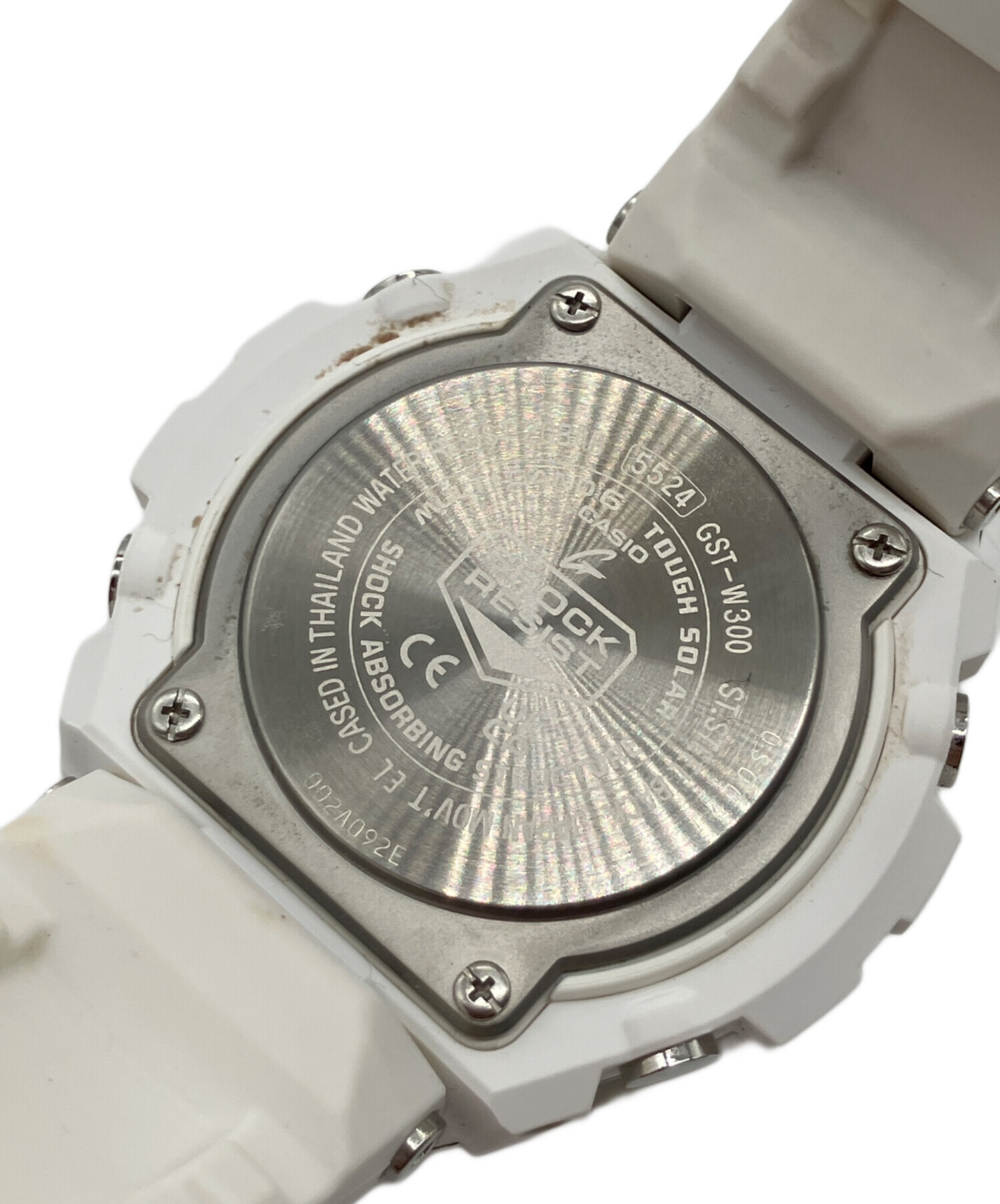 あ*ぃ様 カシオ G-STEEL GST-W300-7AJF 中古 中古・古着通販】CASIO (カシオ) GST-W300-7AJF ホワイト｜ブランド