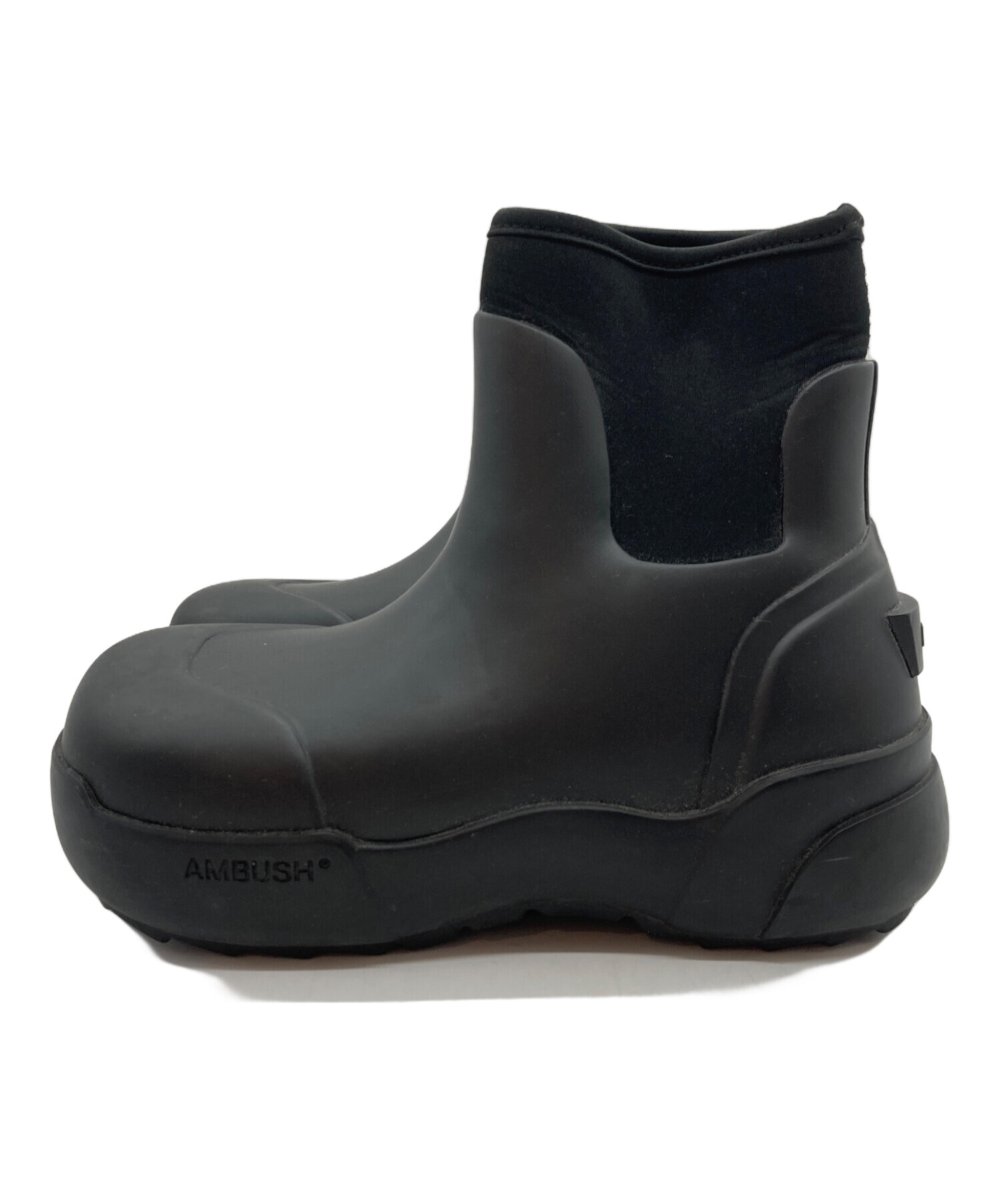 中古・古着通販】AMBUSH (アンブッシュ) ラバーブーツ ブラック サイズ