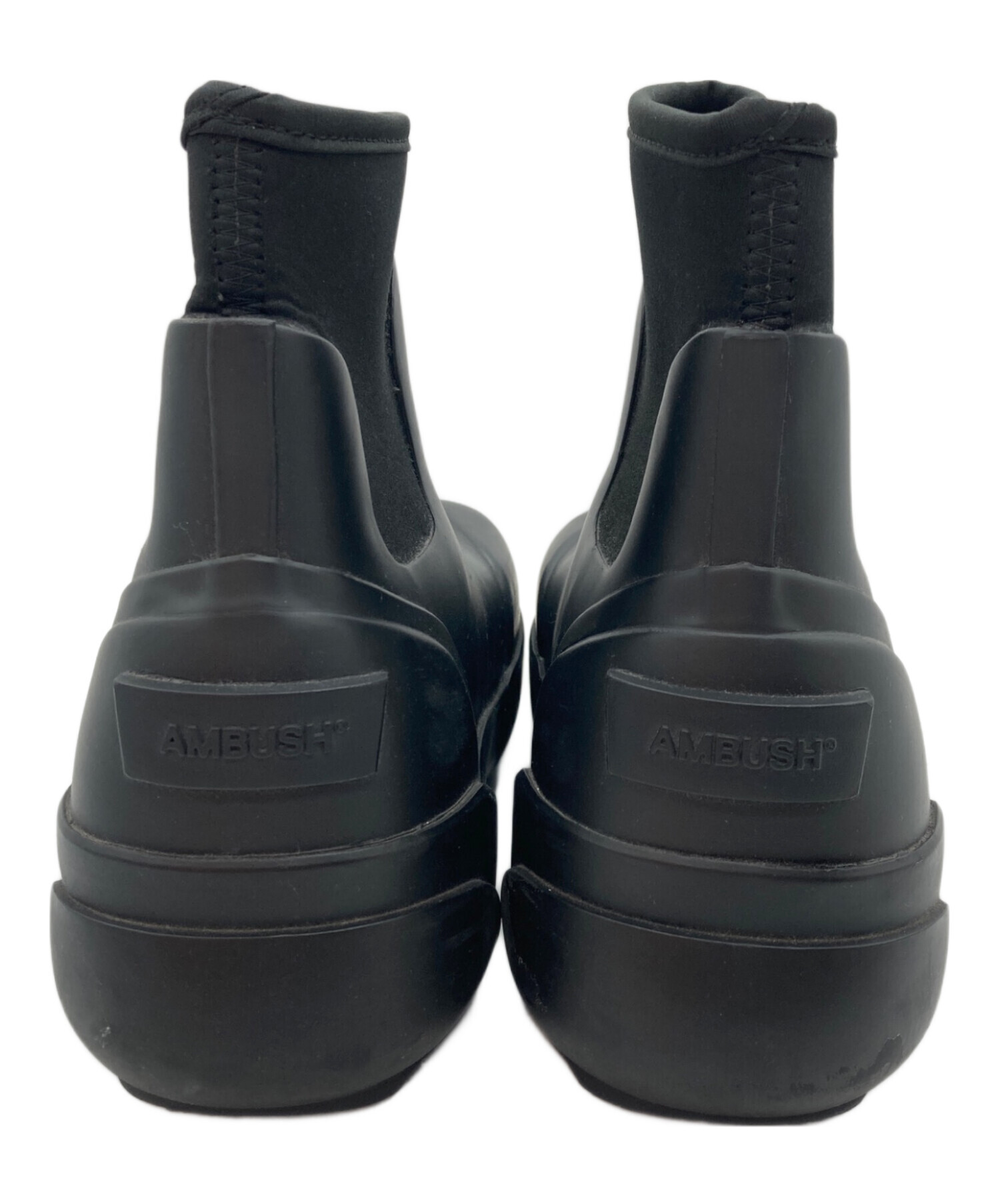 中古・古着通販】AMBUSH (アンブッシュ) ラバーブーツ ブラック サイズ