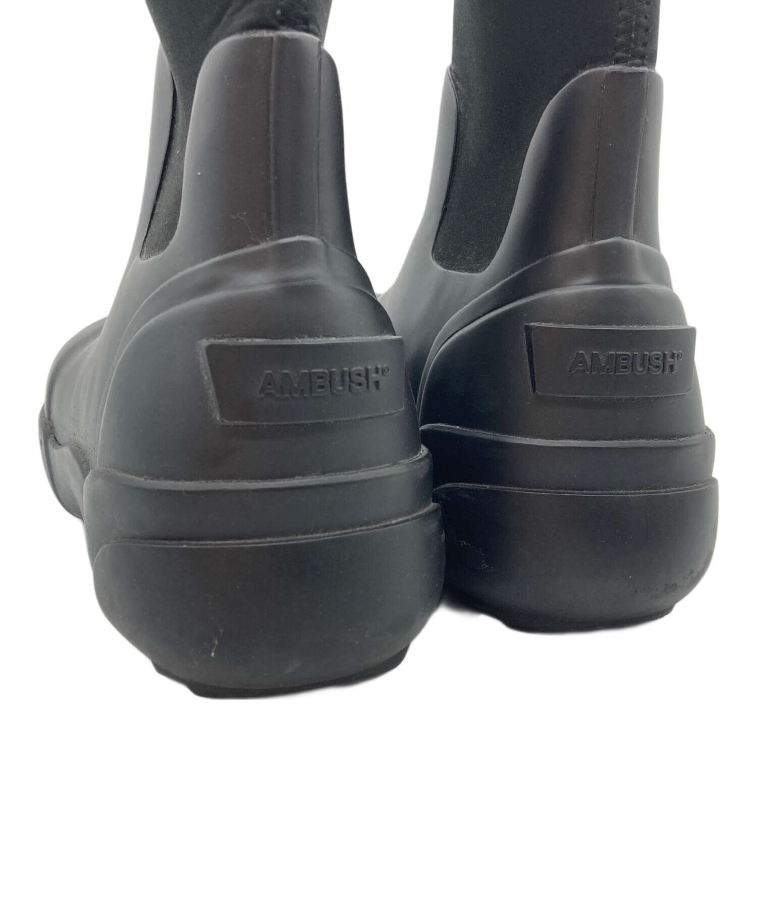 AMBUSH ラバーブーツ　サイズ40 中古・古着通販】AMBUSH (アンブッシュ) ラバーブーツ ブラック サイズ