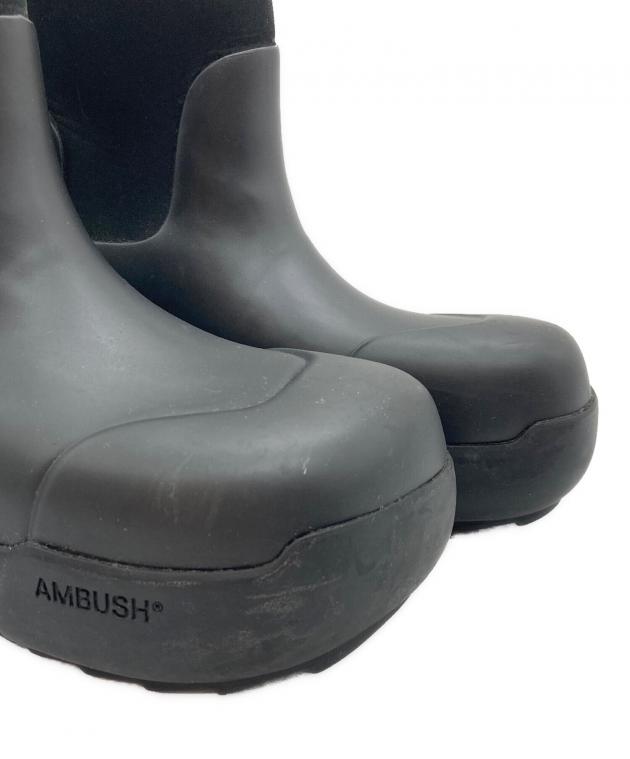 中古・古着通販】AMBUSH (アンブッシュ) ラバーブーツ ブラック サイズ