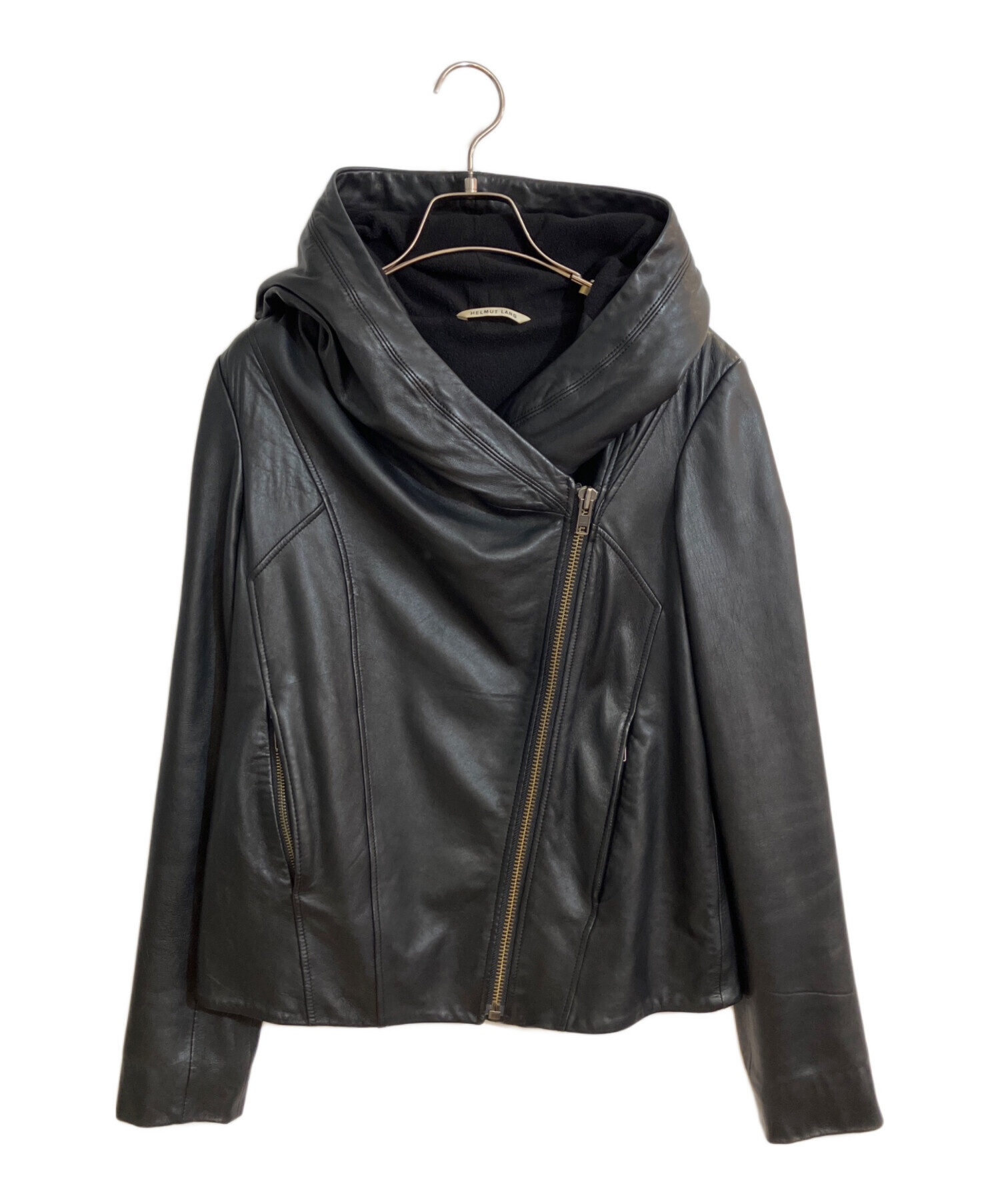 helmut lang レザージャケット　ヘルムートラング　archive 中古・古着通販】HELMUT LANG (ヘルムートラング) ラムレザーフーディ