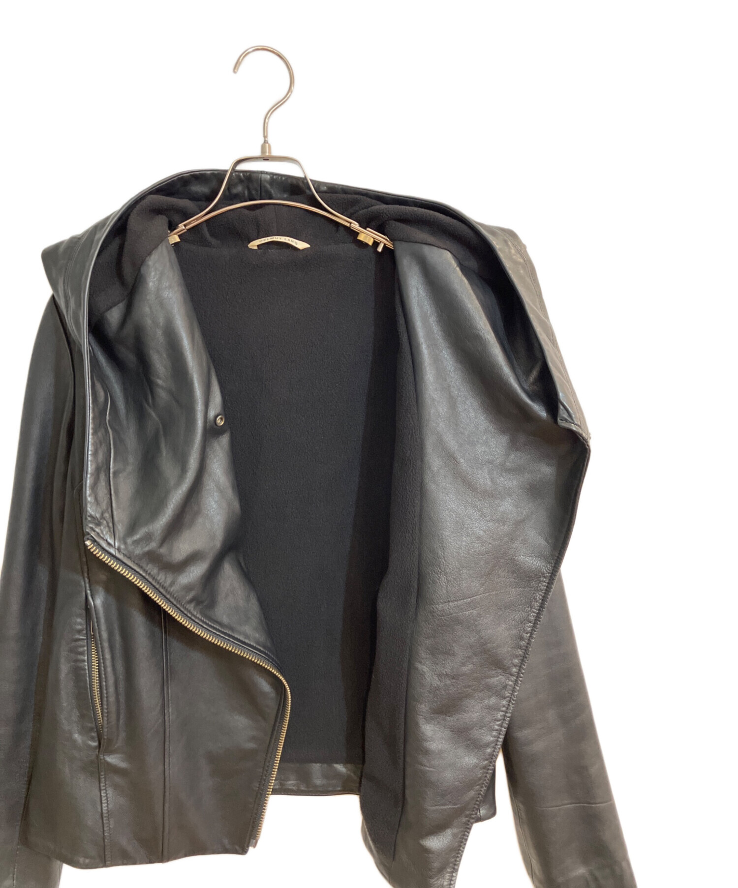 中古・古着通販】HELMUT LANG (ヘルムートラング) ラムレザーフーディ