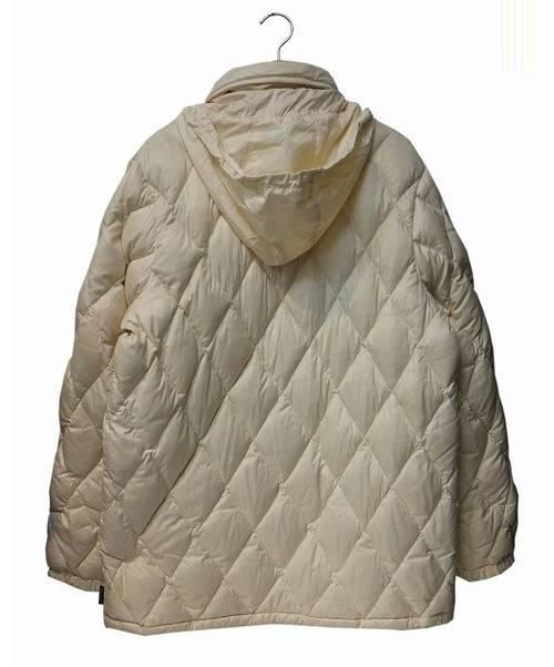 MONCLER モンクレール ダウンジャケット 茶タグ 三角タグ 中古・古着通販】MONCLER (モンクレール) ダウンジャケット アイボリー