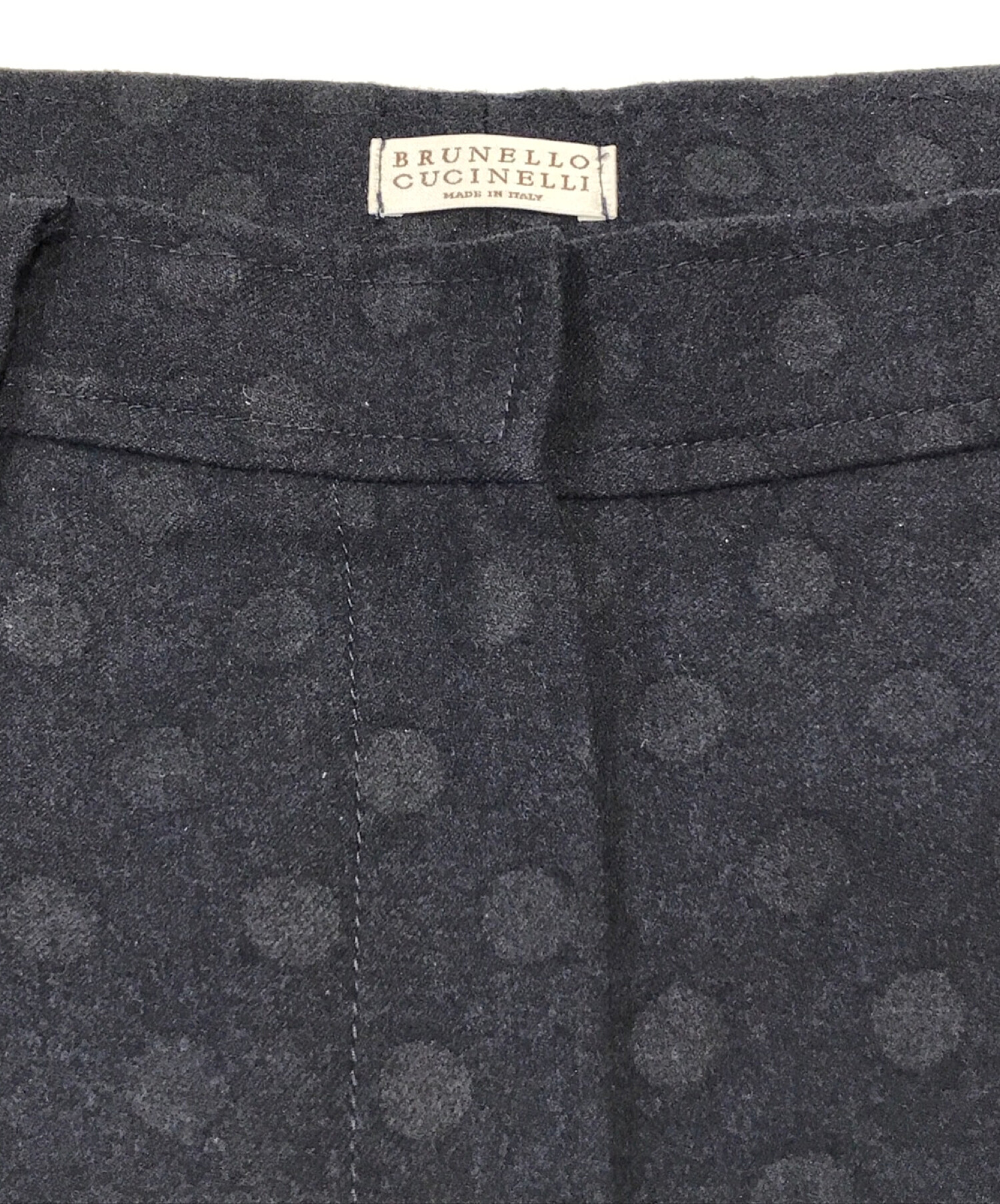 新品未使用 ブルネロクチネリ ウールフランネルパンツ ライトグレー 50 新品未使用 ブルネロクチネリ ウールフランネルパンツ ライト
