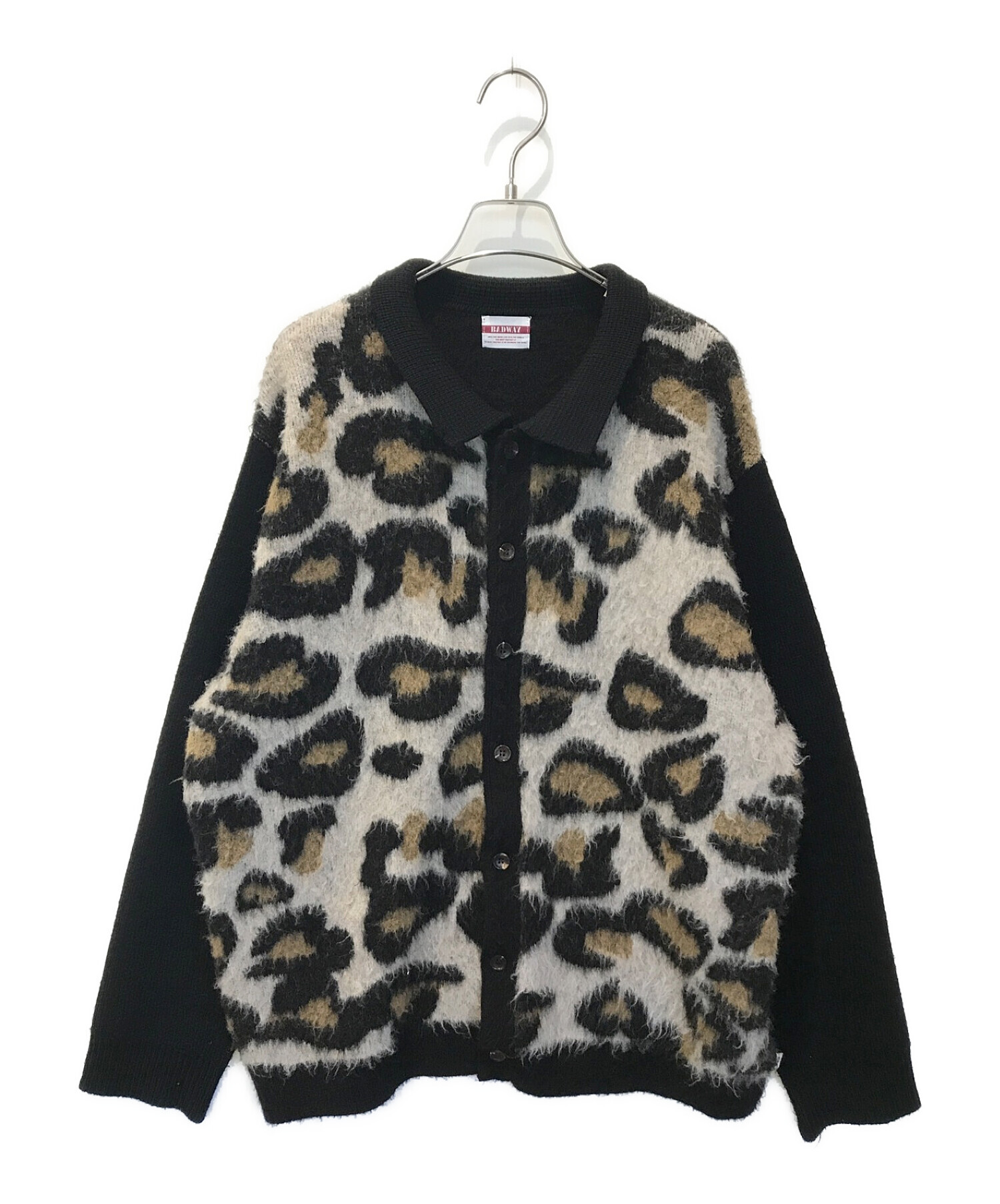 中古・古着通販】BADWAY (バッドウェイ) レオパード柄ニット