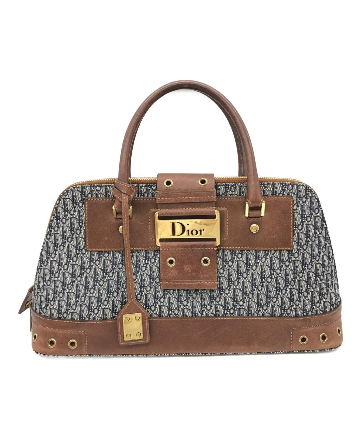 Christian Dior クリスチャンディオール トロッター ハンドバッグ クリスチャンディオール Christian Dior トロッター ミニボストン