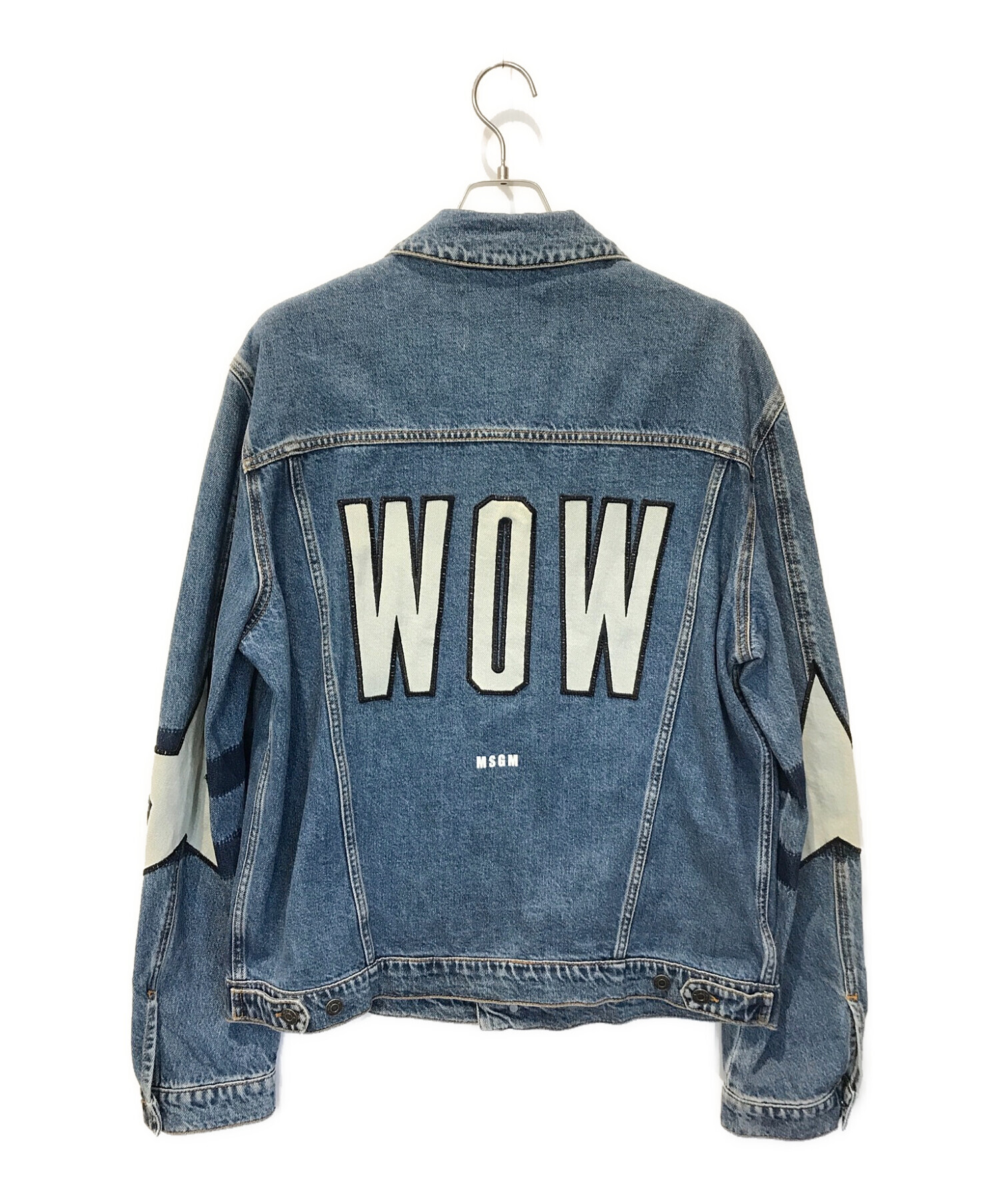 中古・古着通販】MSGM (エムエスジーエム) デニムジャケット 中古・古着通販】MSGM (エムエスジーエム) デニムジャケット