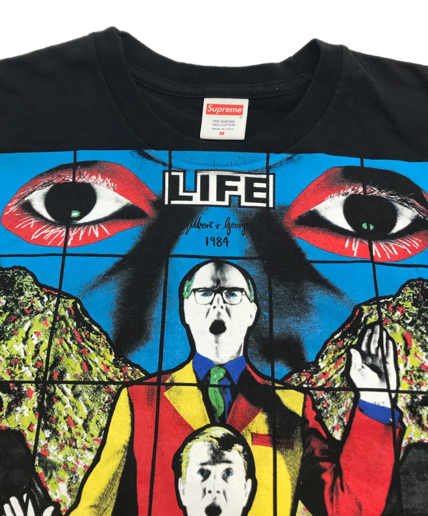 Gilbert Supreme & George LIFE Tee | DEATH - Black George 