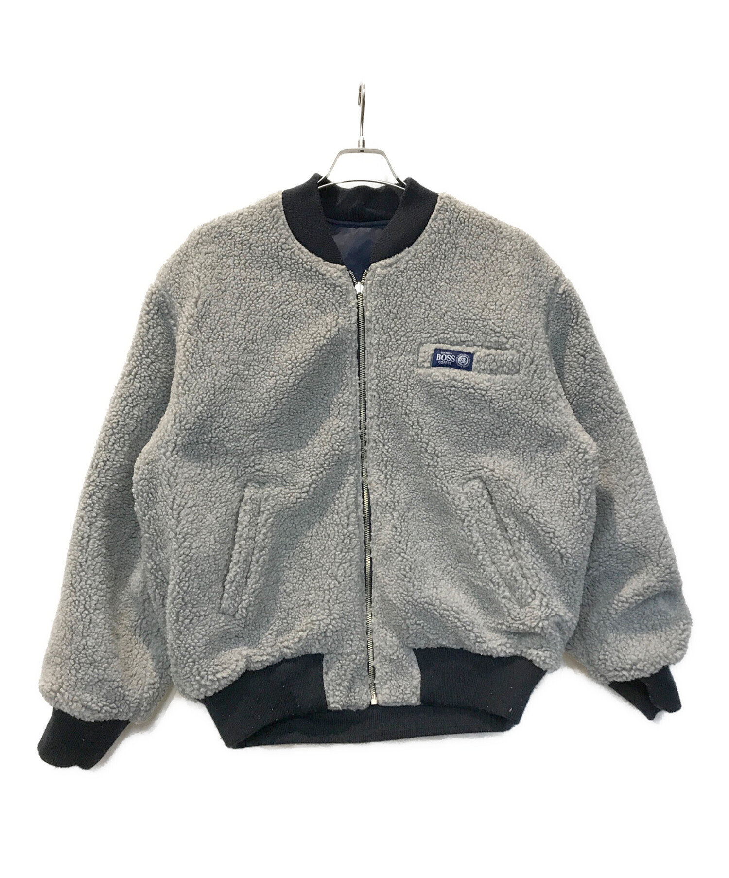 中古・古着通販】BOSS (ボス) ボスリバーシブルMA-1 ネイビー サイズ