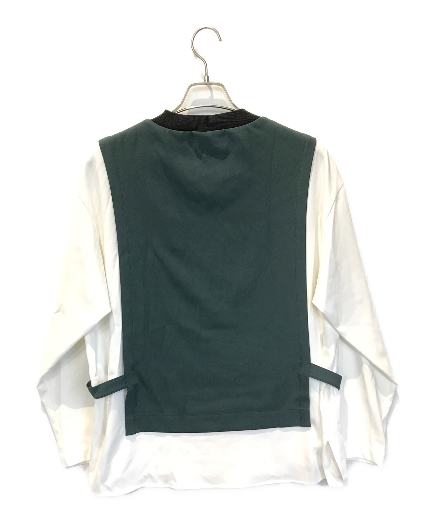 中古・古着通販】CULLNI (クルニ) レイヤードカットソー グリーン 