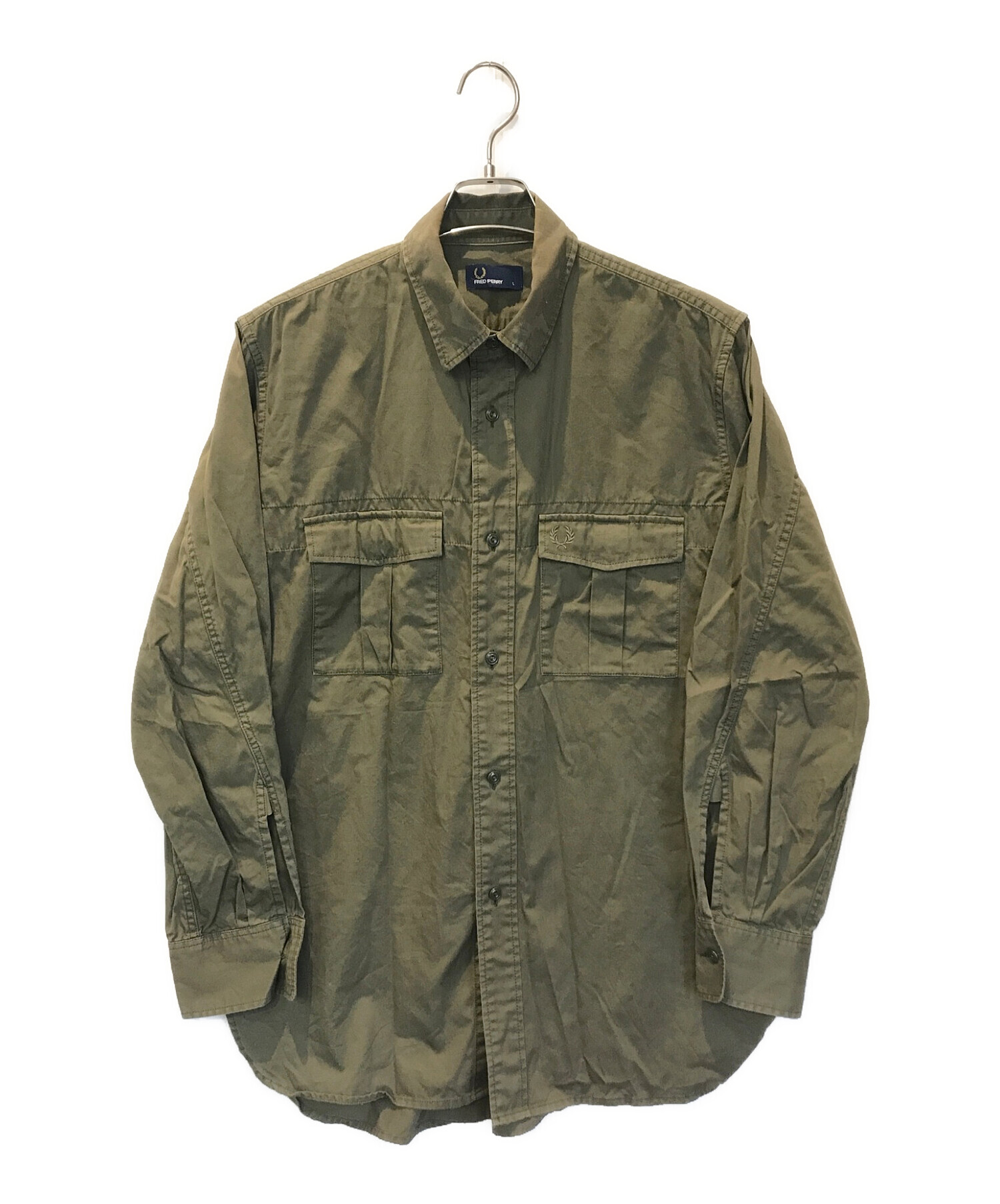 LARDINI カバーオール オリーブ L