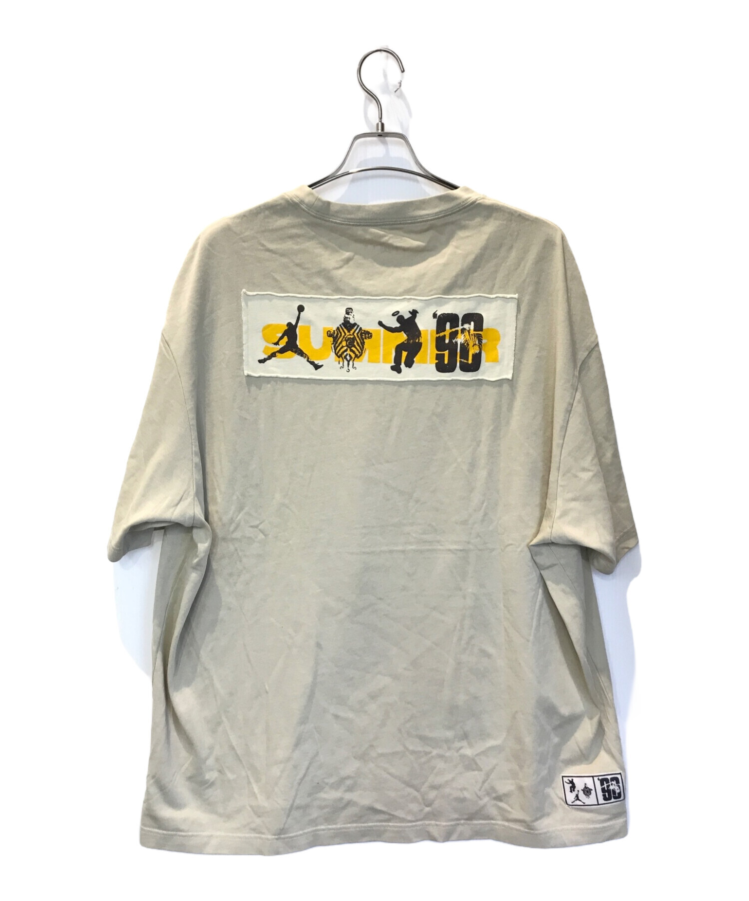 中古・古着通販】JORDAN (ジョーダン) NIKE (ナイキ) Tシャツ ベージュ  