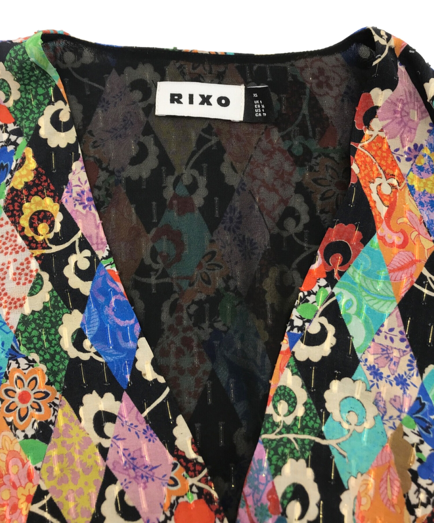 RIXO London リキソー　花柄ロングワンピース　XS RIXO London リキソー 花柄ロングワンピース XS - メルカリ