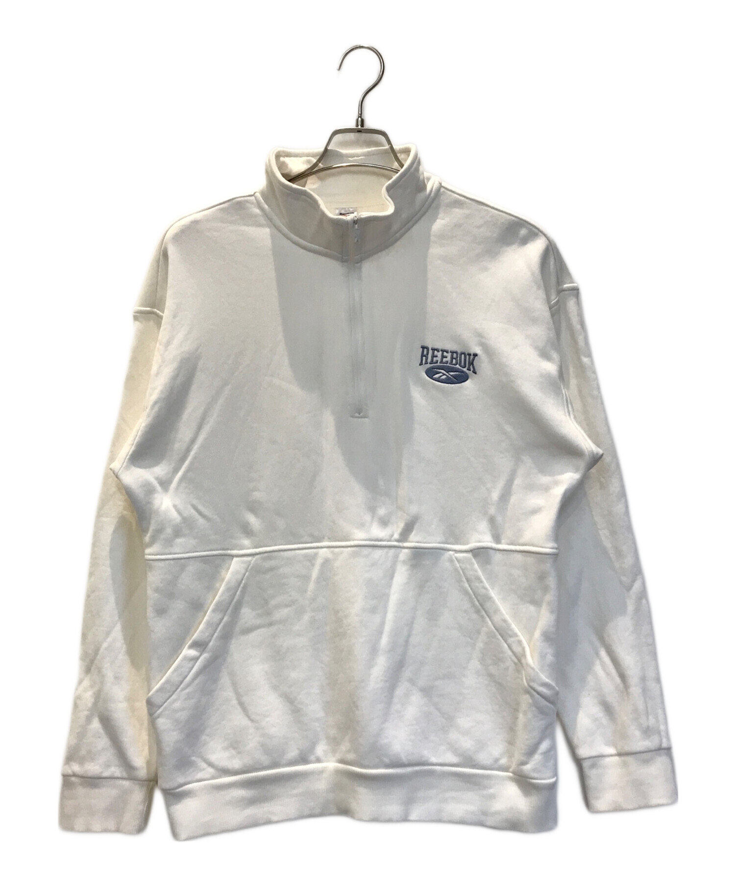 中古・古着通販】REEBOK (リーボック) ハーフジップスウェット 