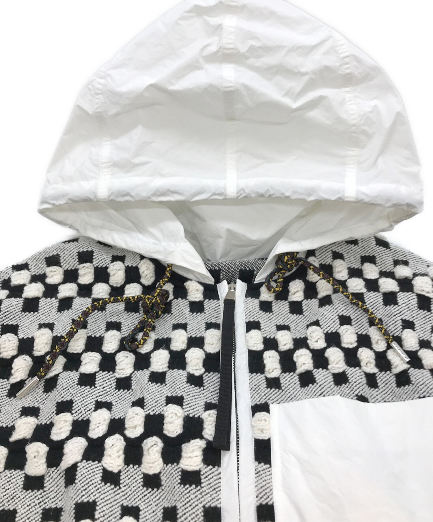 中古・古着通販】MONCLER (モンクレール) ニットフーデッドコート