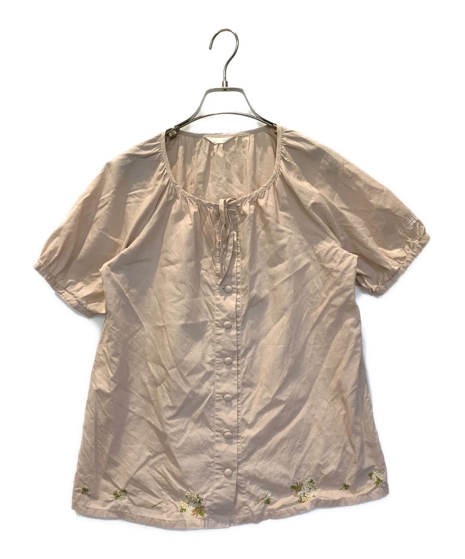 中古・古着通販】PINK HOUSE (ピンクハウス) 裾フラワー刺繍 中古・古着通販】PINK HOUSE (ピンクハウス) 裾フラワー刺繍