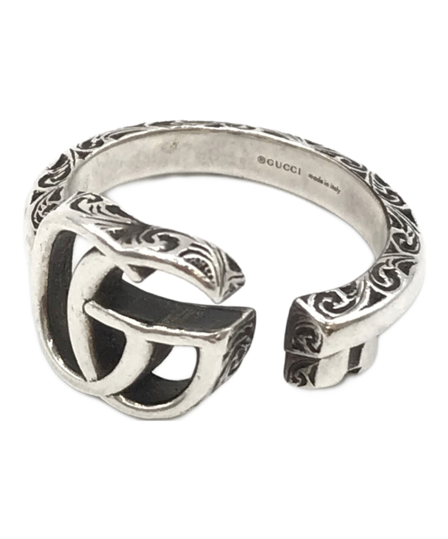 中古・古着通販】GUCCI (グッチ) インターロッキングGリング サイズ:17