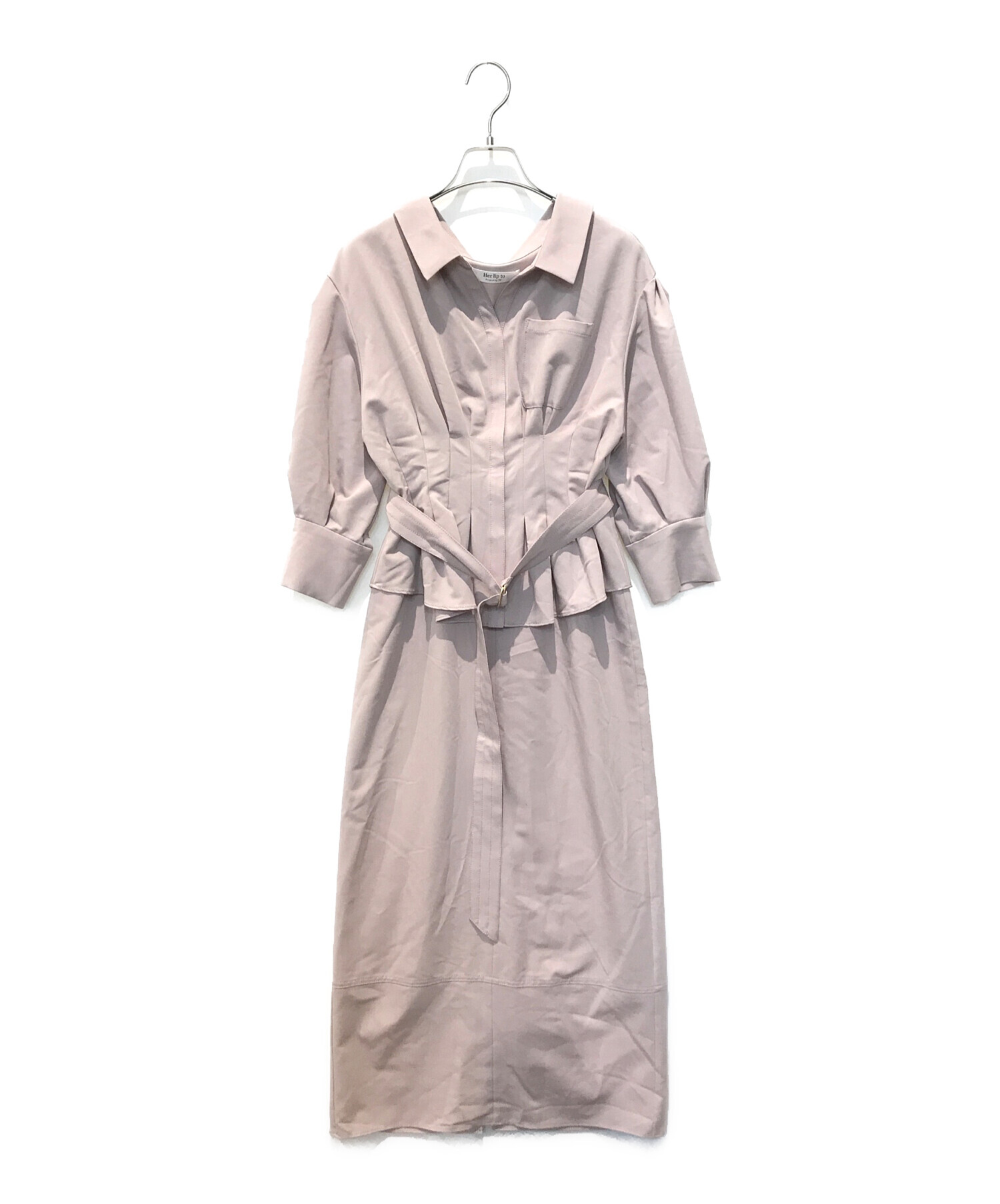 中古・古着通販】HER LIP TO (ハーリップトゥ) Belted Denim 中古・古着通販】HER LIP TO (ハーリップトゥ) Belted Denim