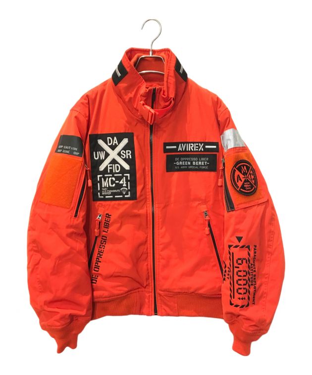 AVIREX アヴィレックス フライトジャケット　MA-1 HALO XLサイズ 中古・古着通販】AVIREX (アヴィレックス) AMC MA-1 MOD