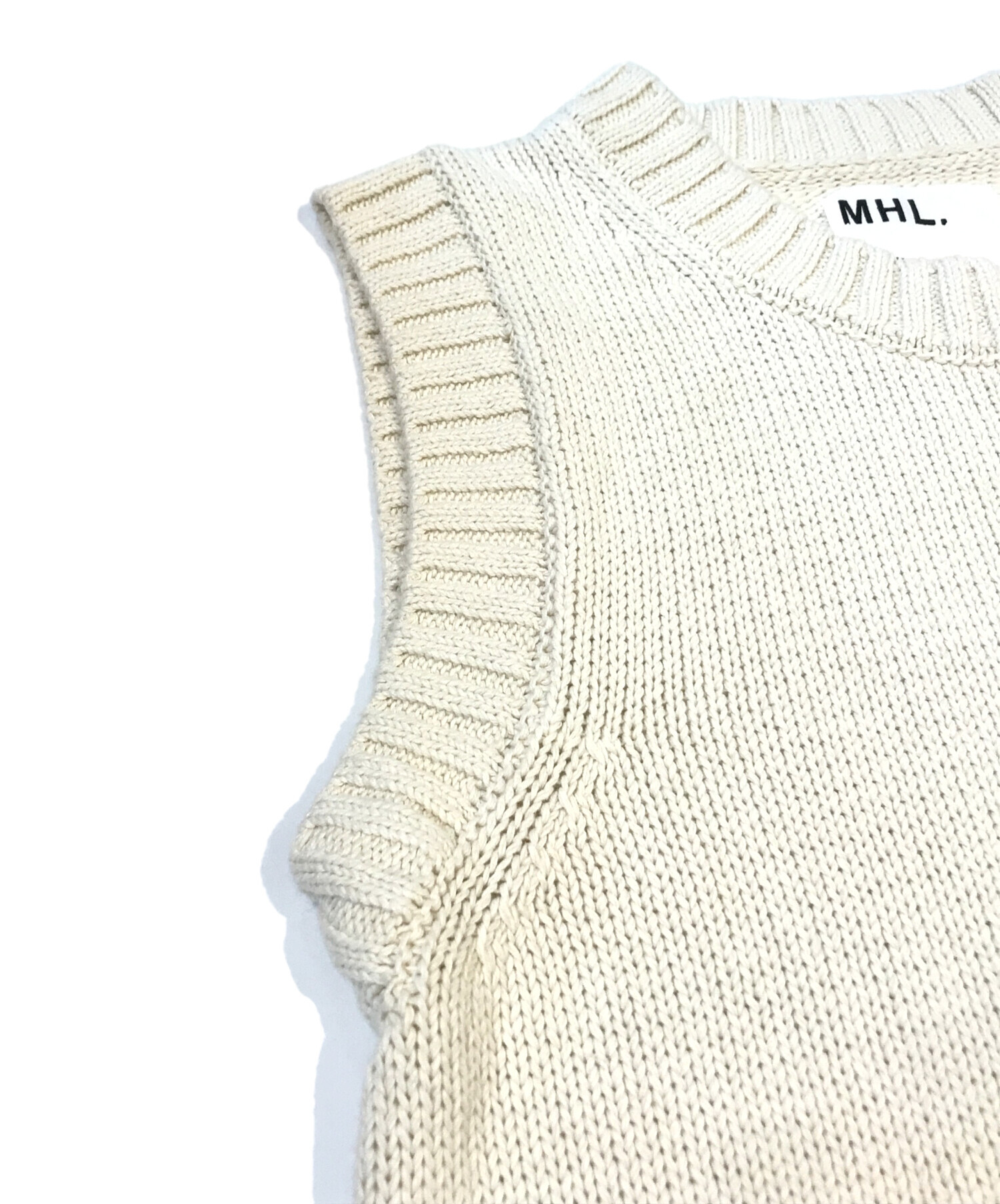 中古・古着通販】MHL (エムエイチエル) COARSE COTTON LINEN ベスト