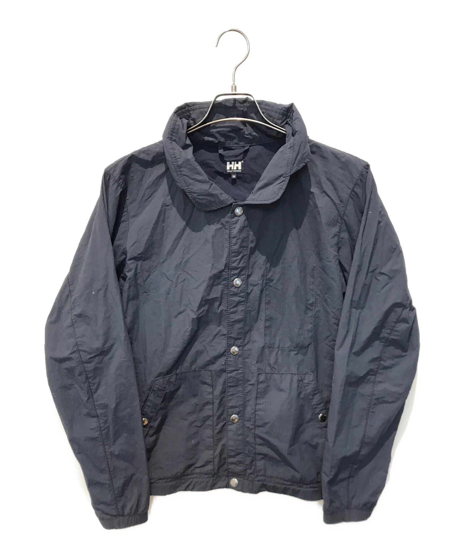 HELLY HANSEN ヘリーハンセン ナイロンジャケットネイビー×イエロー