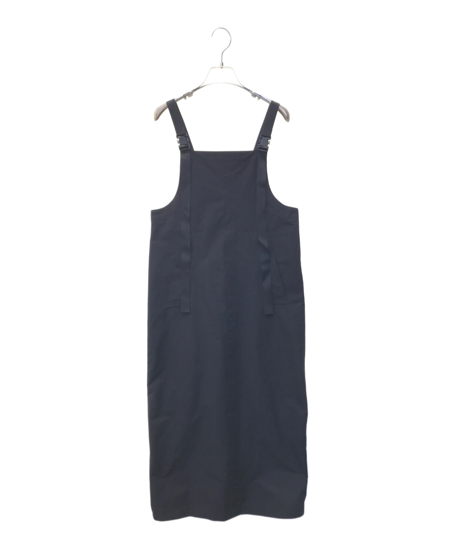 nagonstans / ペーパータフタワンピース/ワンピース/S/ポリエステル/KHK/無地/470fa231-0130 中古・古着通販】nagonstans (ナゴンスタンス) ペーパータフタ