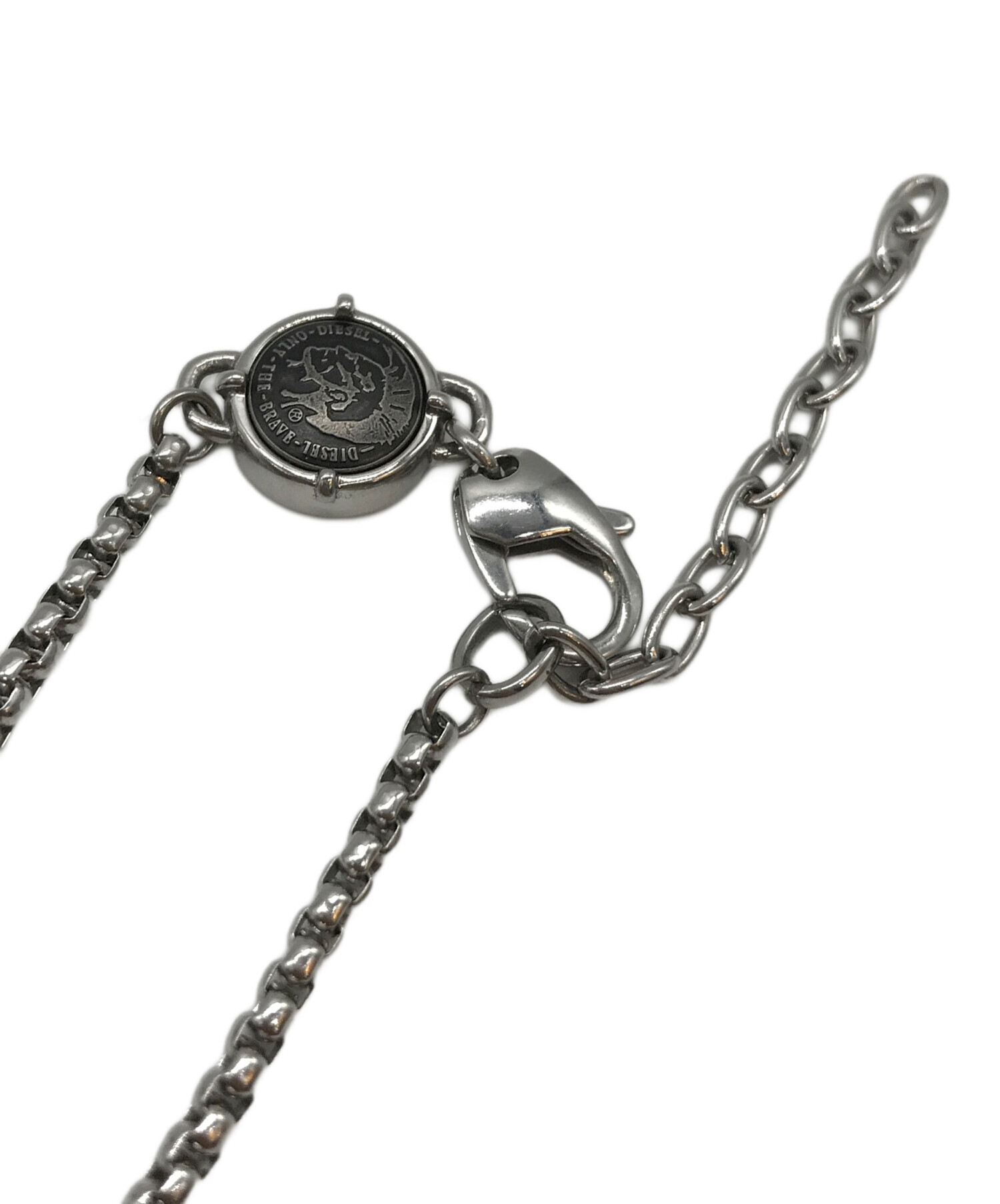 中古・古着通販】DIESEL (ディーゼル) ダブルリングネックレス