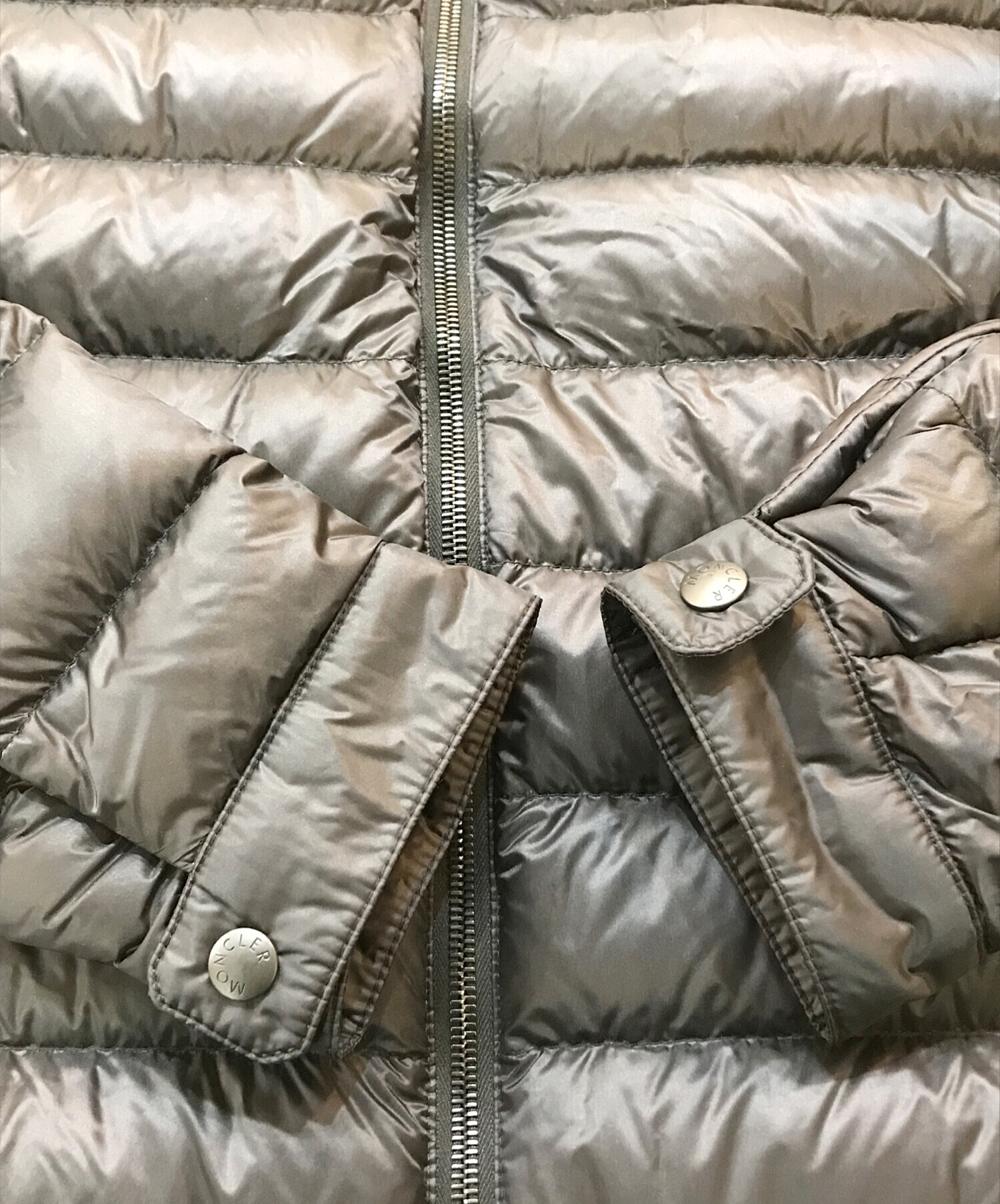 中古・古着通販】MONCLER (モンクレール) ムートン切替ダウン