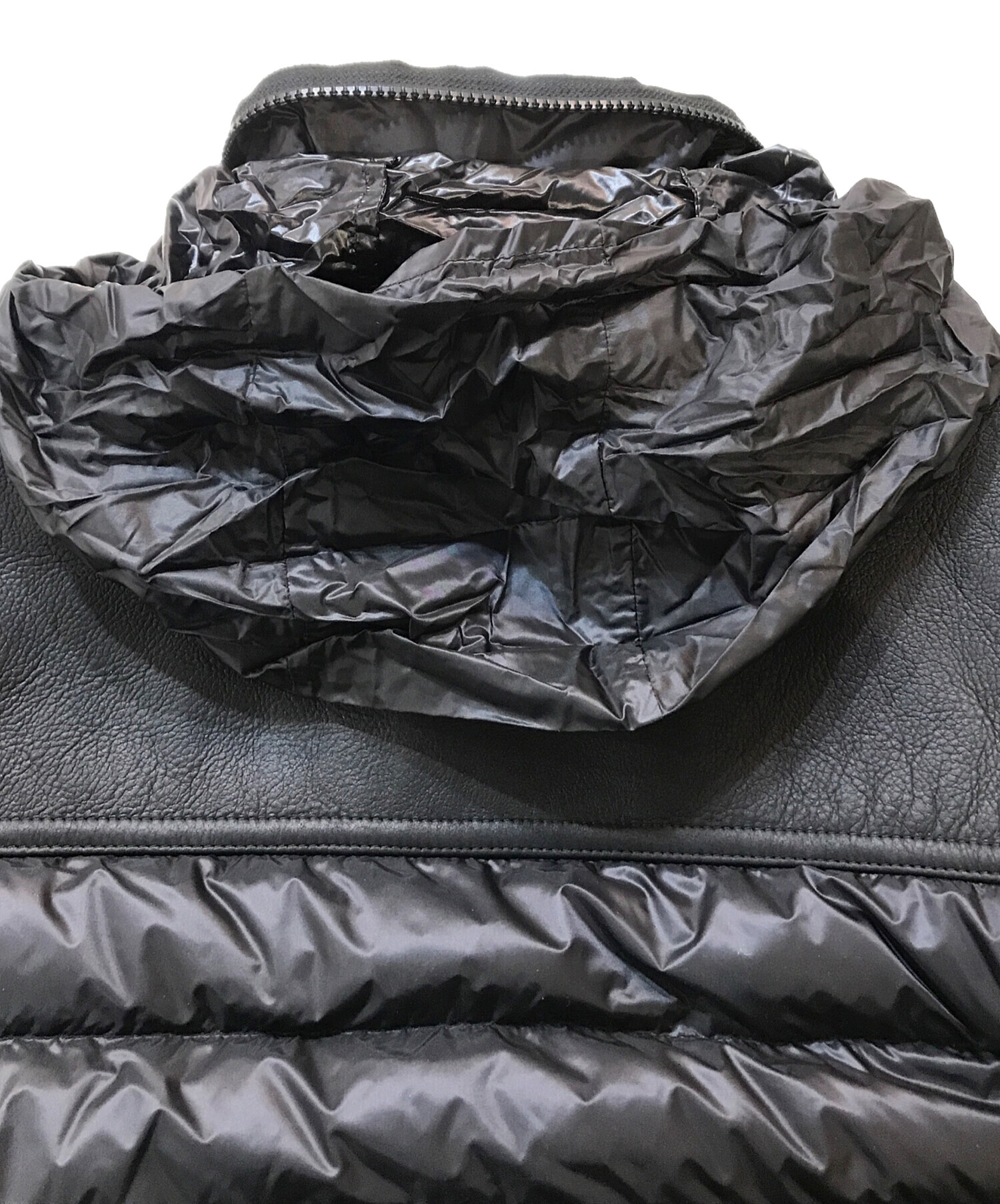 中古・古着通販】MONCLER (モンクレール) ムートン切替ダウン