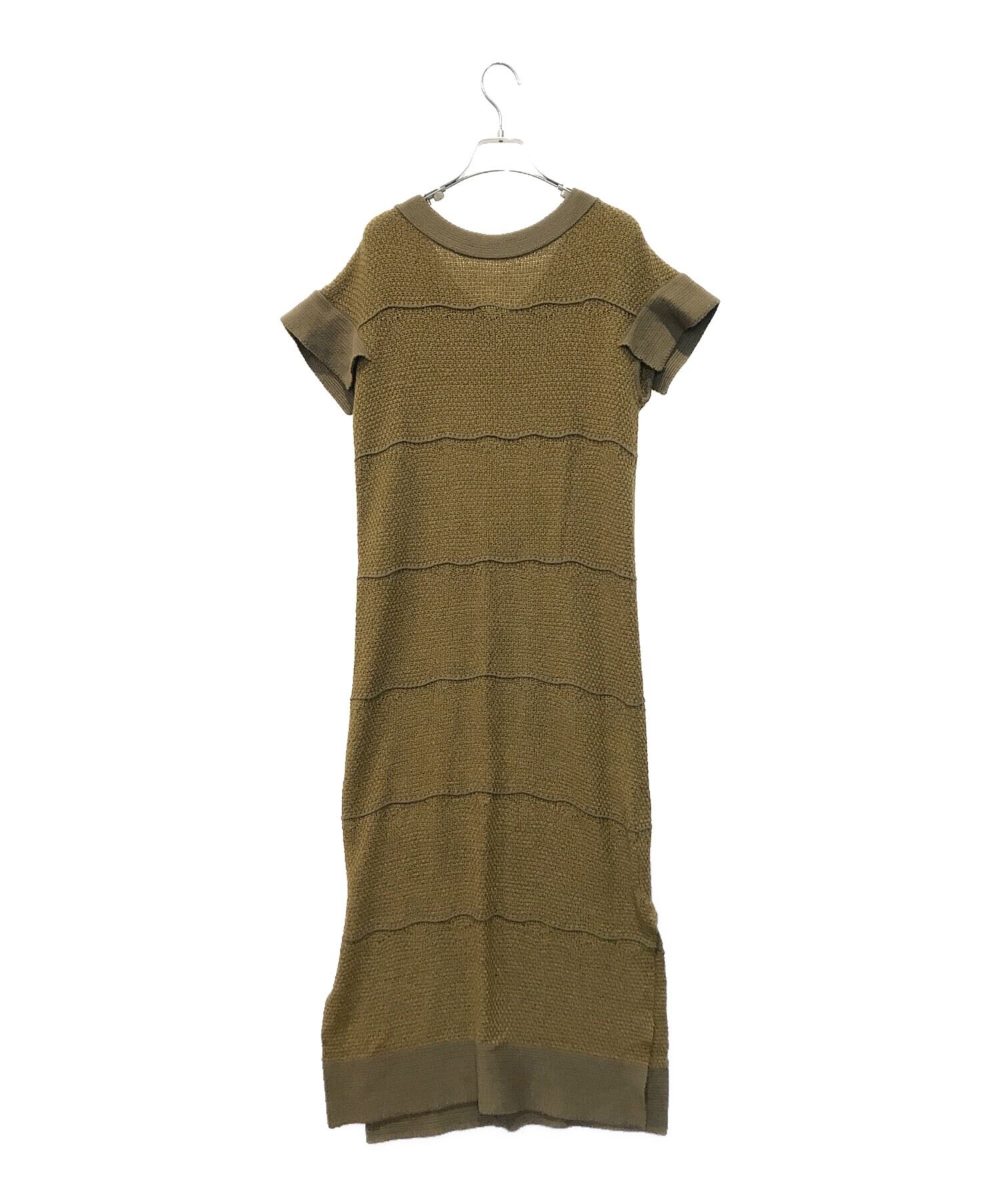 中古・古着通販】pinue (ピヌエ) ノースリーブニットワンピース 23S2