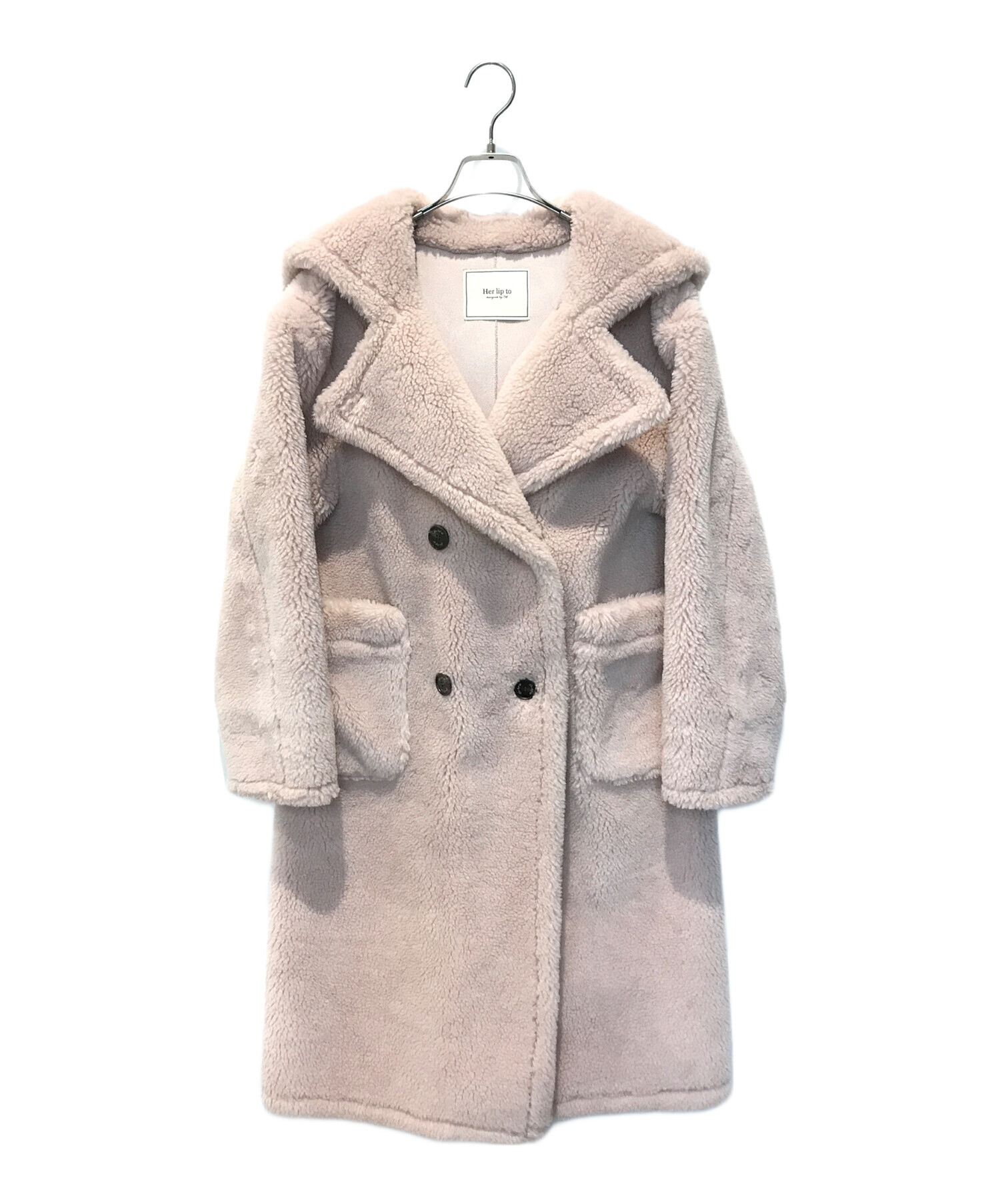 中古・古着通販】HER LIP TO (ハーリップトゥ) Fleur Shearling Boa