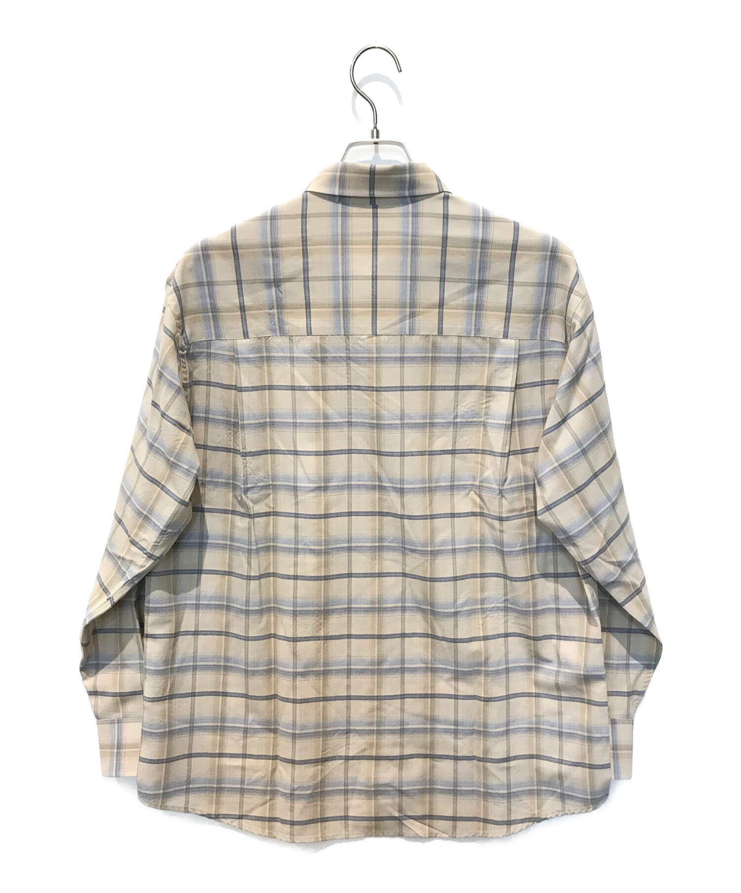 中古・古着通販】AURALEE (オーラリー) SUPER LIGHT WOOL CHECK SHIRT