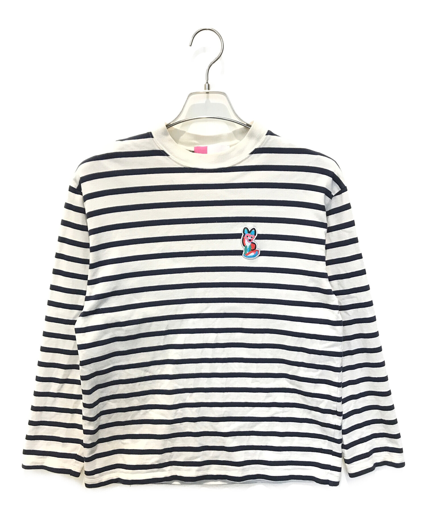 中古・古着通販】maison kitsune (メゾンキツネ) ボーダーカットソー 