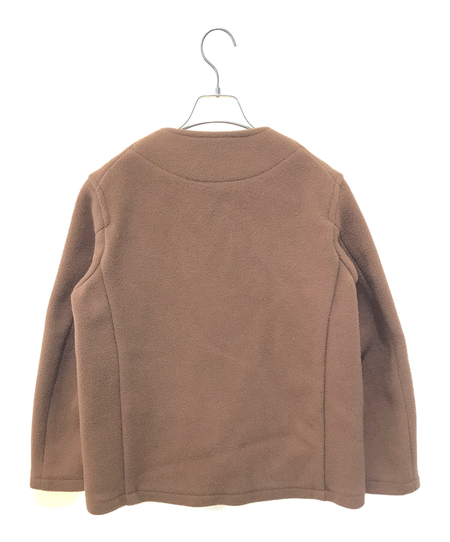 中古・古着通販】DANTON (ダントン) WOOL MOSSER ノーカラージャケット